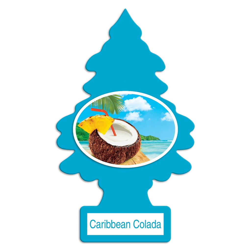 Little Trees Air Freshener Caribbean Colada Fragrance 3-Pack