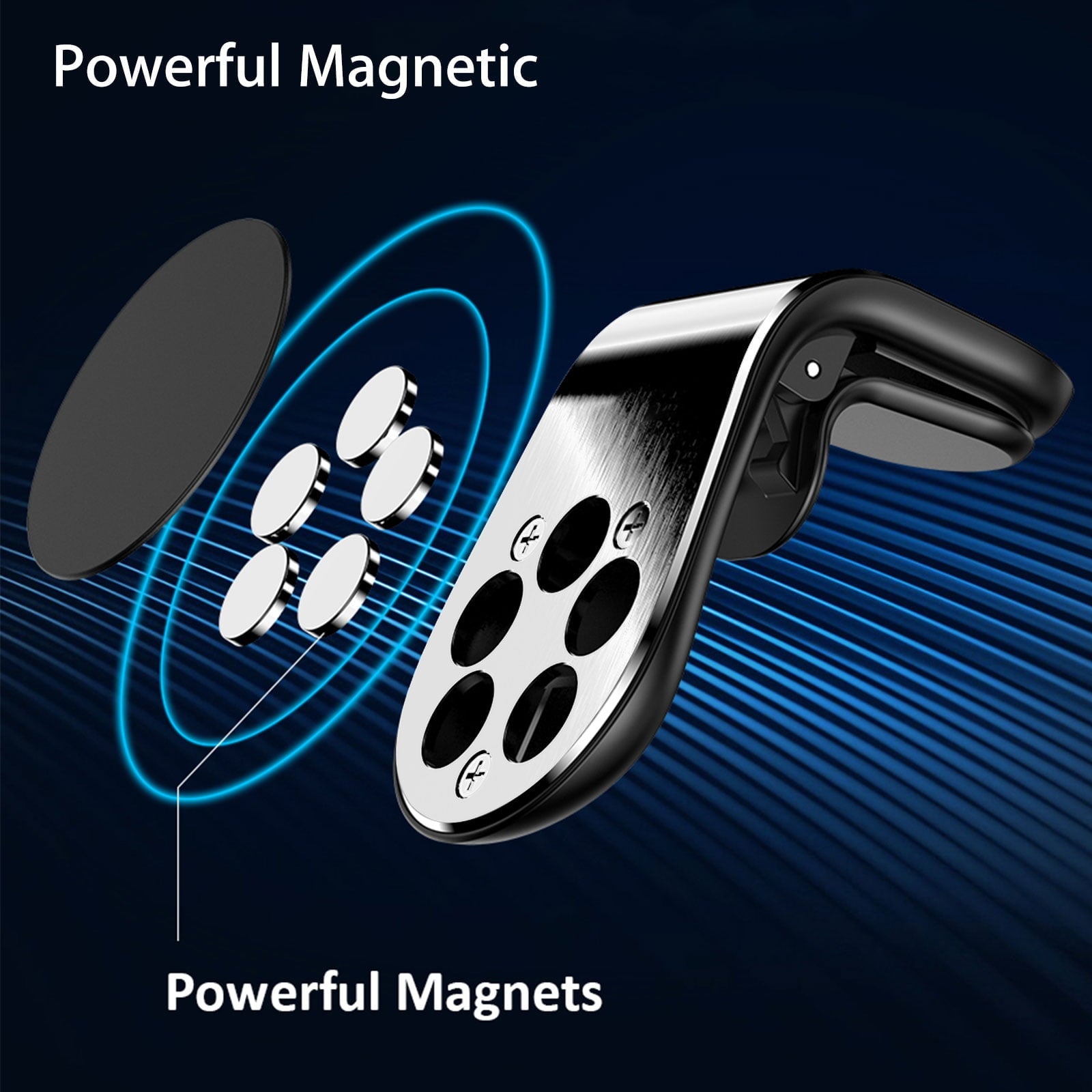 Magnetic Phone Car Mount, TSV Universal Air Vent Cellphone Holder with Strong Magnet Fit for iPhone 14 13 12 Pro Max, Samsung Galaxy Note20 Ultra