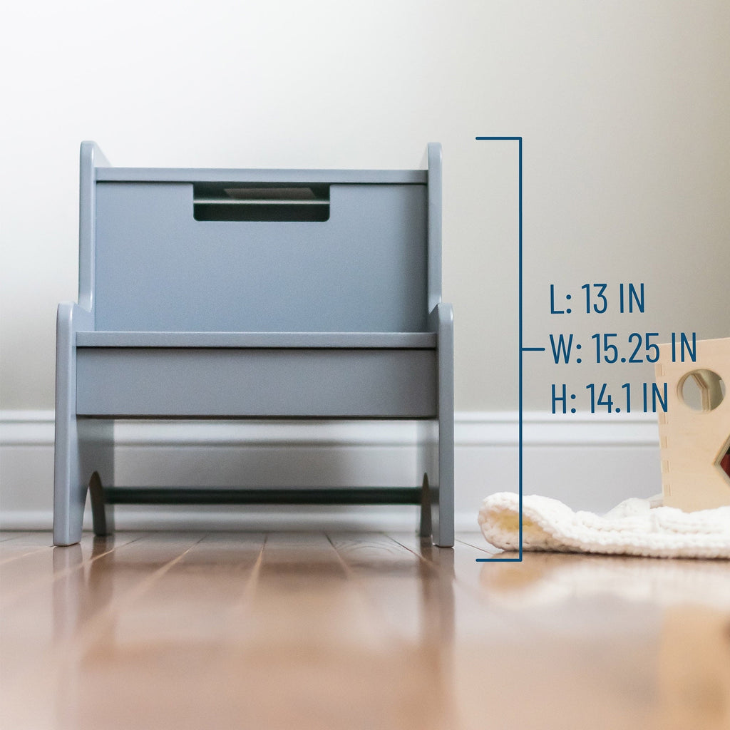 Two Step Stool - Gray