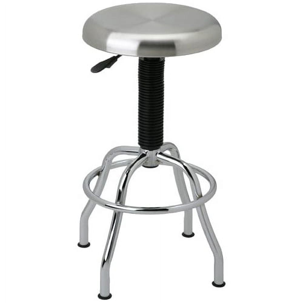 Seville Classics Stainless Steel Pneumatic Work Stool for Garage