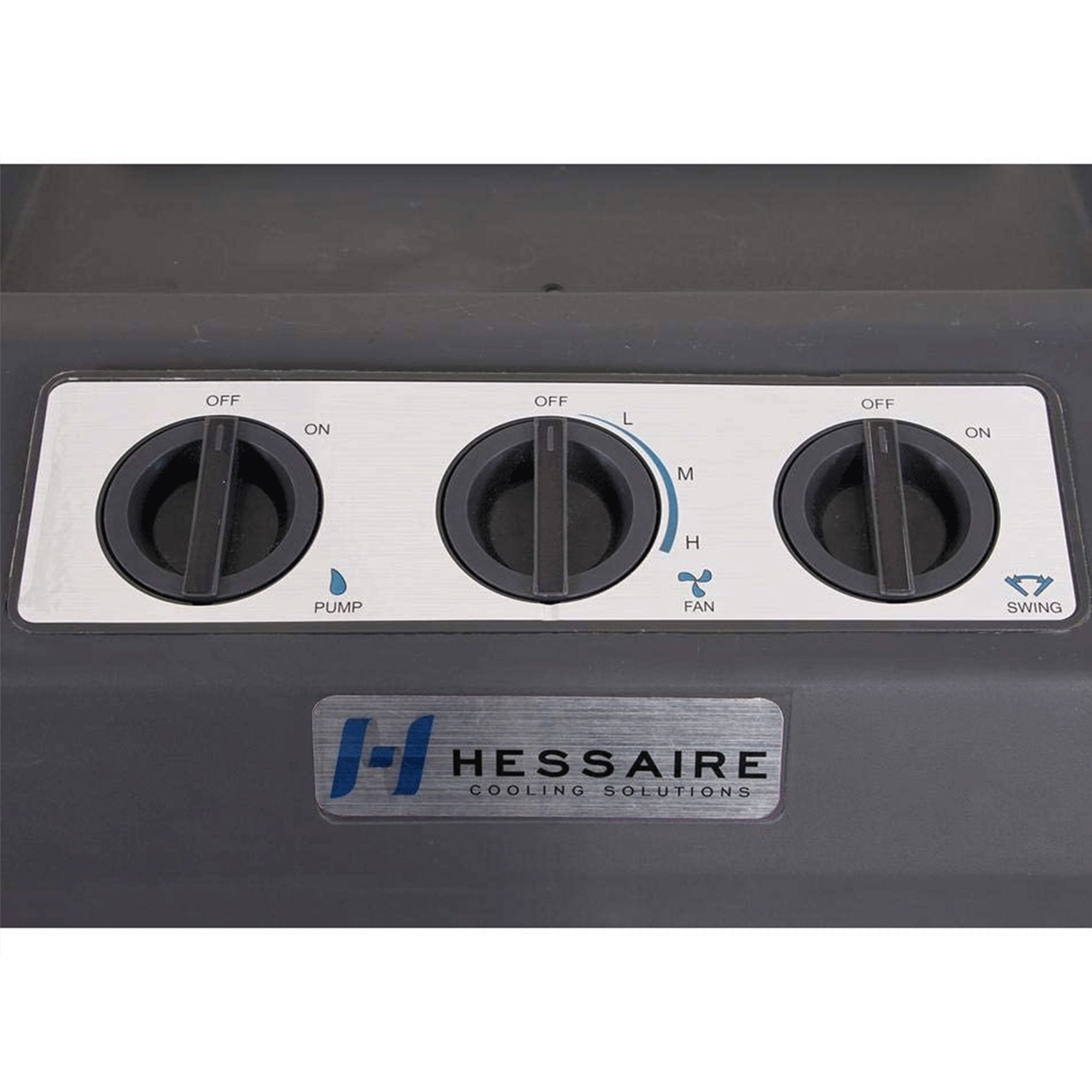 Hessaire Outdoor 1,600 Square Foot Evaporative Air Cooler Humidifier, Gray