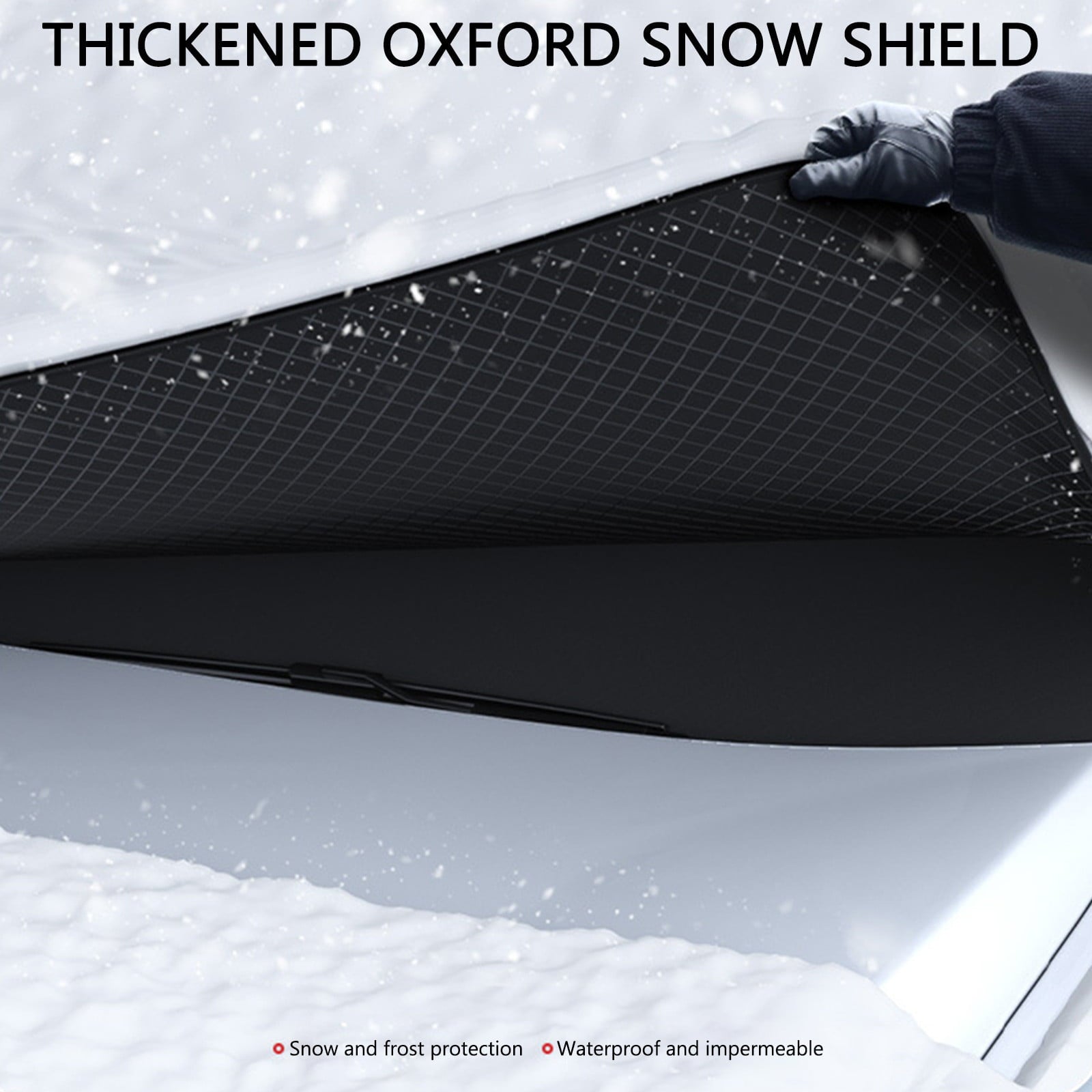 Vikakiooze 2023 Promotion on sale, Magnetic Windshield Cover For Ice And Snow, Winter Windshield Snow Ice Cover With Multi-Layer Protection, Front Window Covers Sunshade Frost Guard Ice Shield