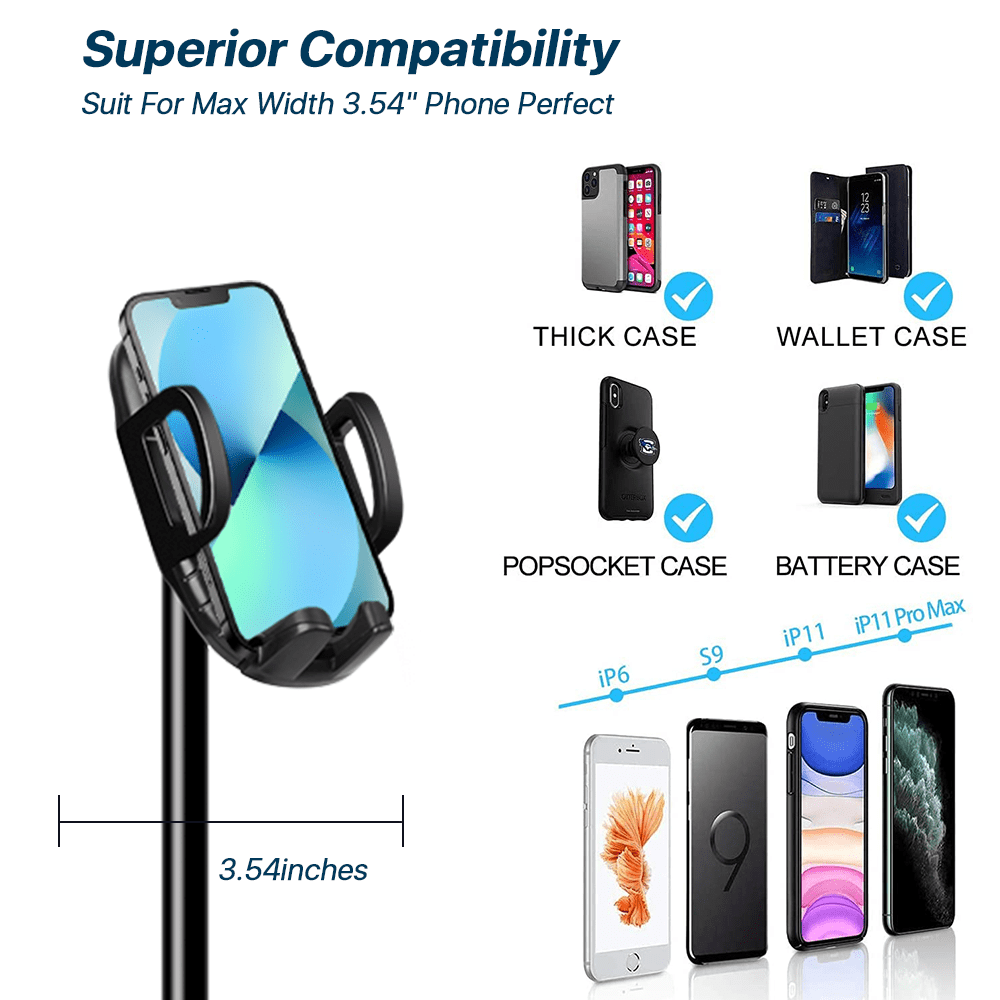 SUPTREE Cell Phone Holder for Car Cup Holder Phone Mount Car Assoceries Universal Adjustable for iPhone Samsung