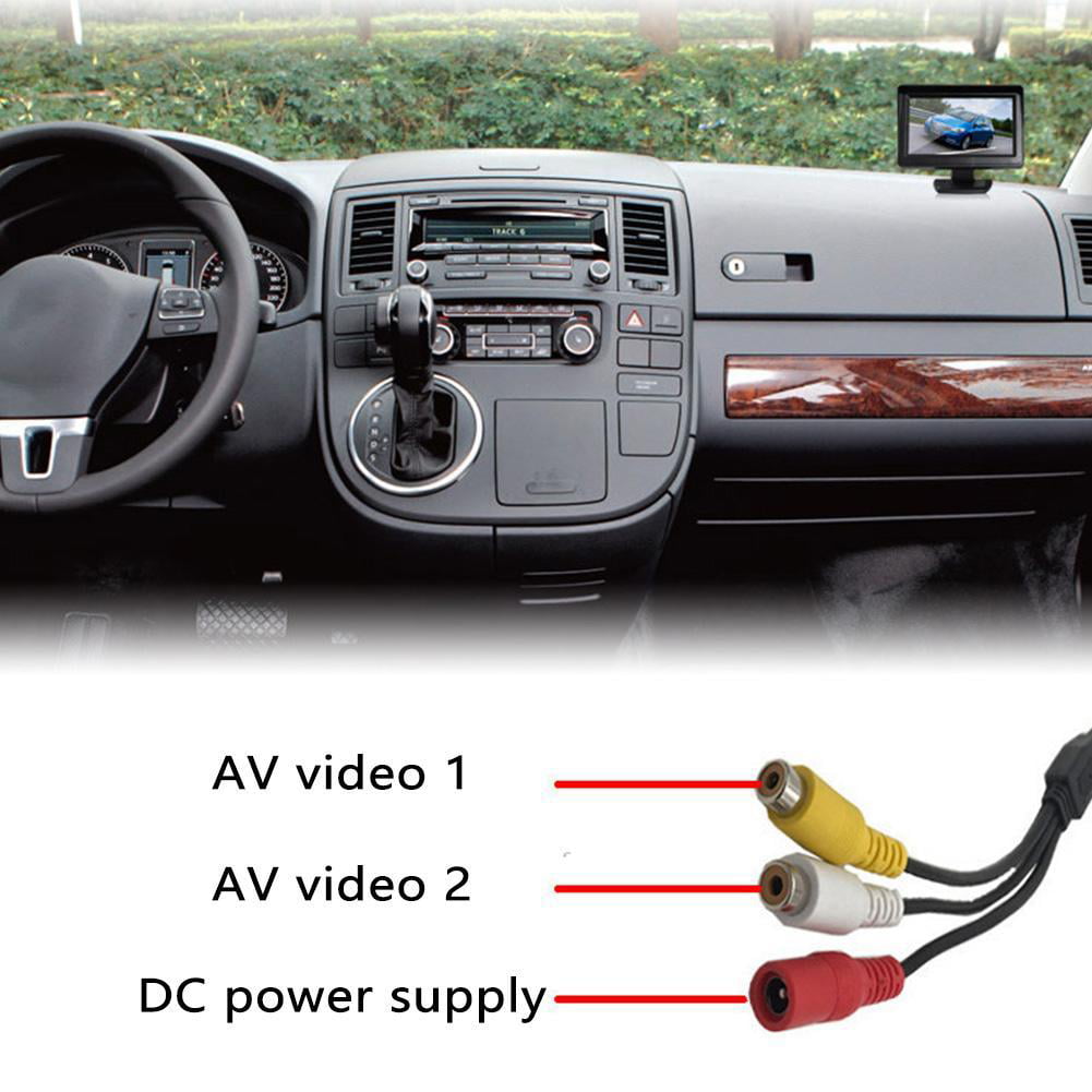 Car Monitor For Rear View Camera Tft Lcd Display Reverse Camera Monitor Hd Digital Color Video Input Screen N7X2