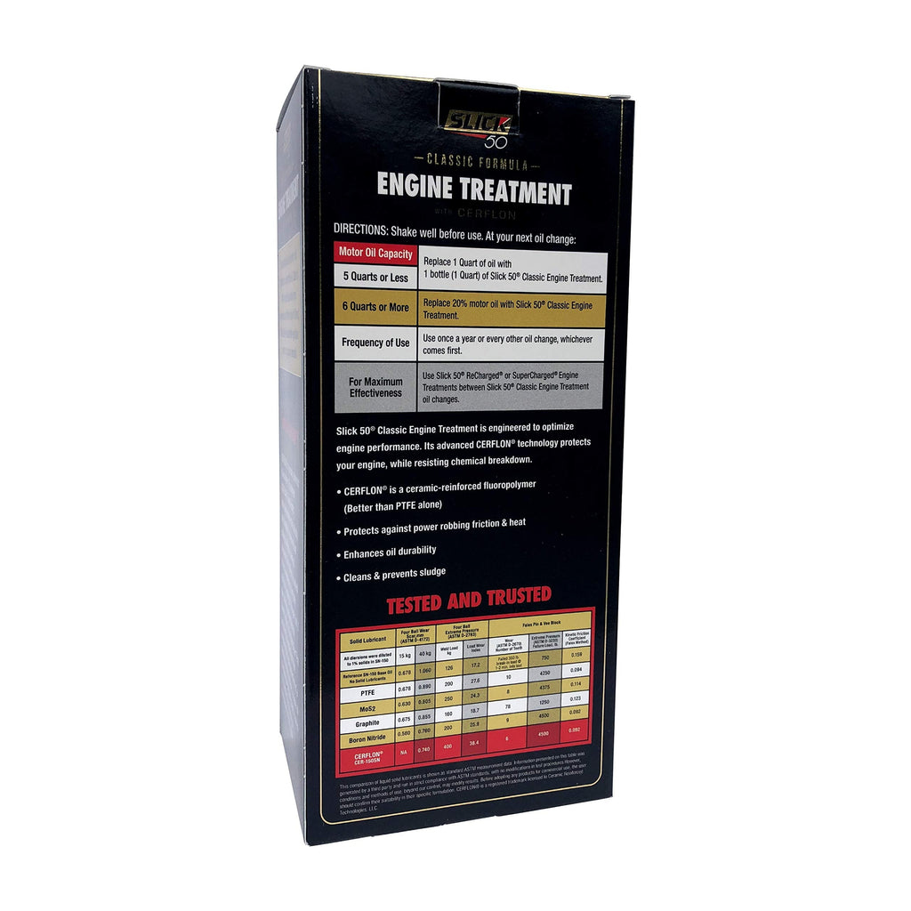 Slick 50 Original Classic Engine Treatment with Ceramic Cerflon PTFE, SL-750017, 32 fl. oz, 1 Pack