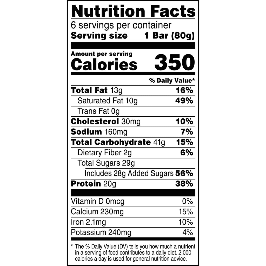 Gatorade Chocolate Chip Whey Protein Bars, 20g Protein, 6 Pk