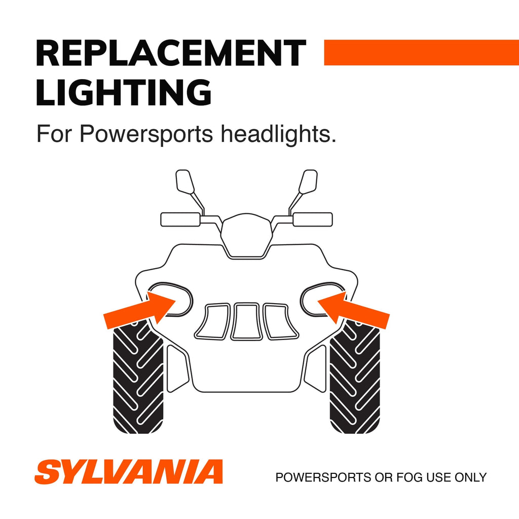 Sylvania 9005 LED Fog Light and Powersport Bulb, Pack of 2