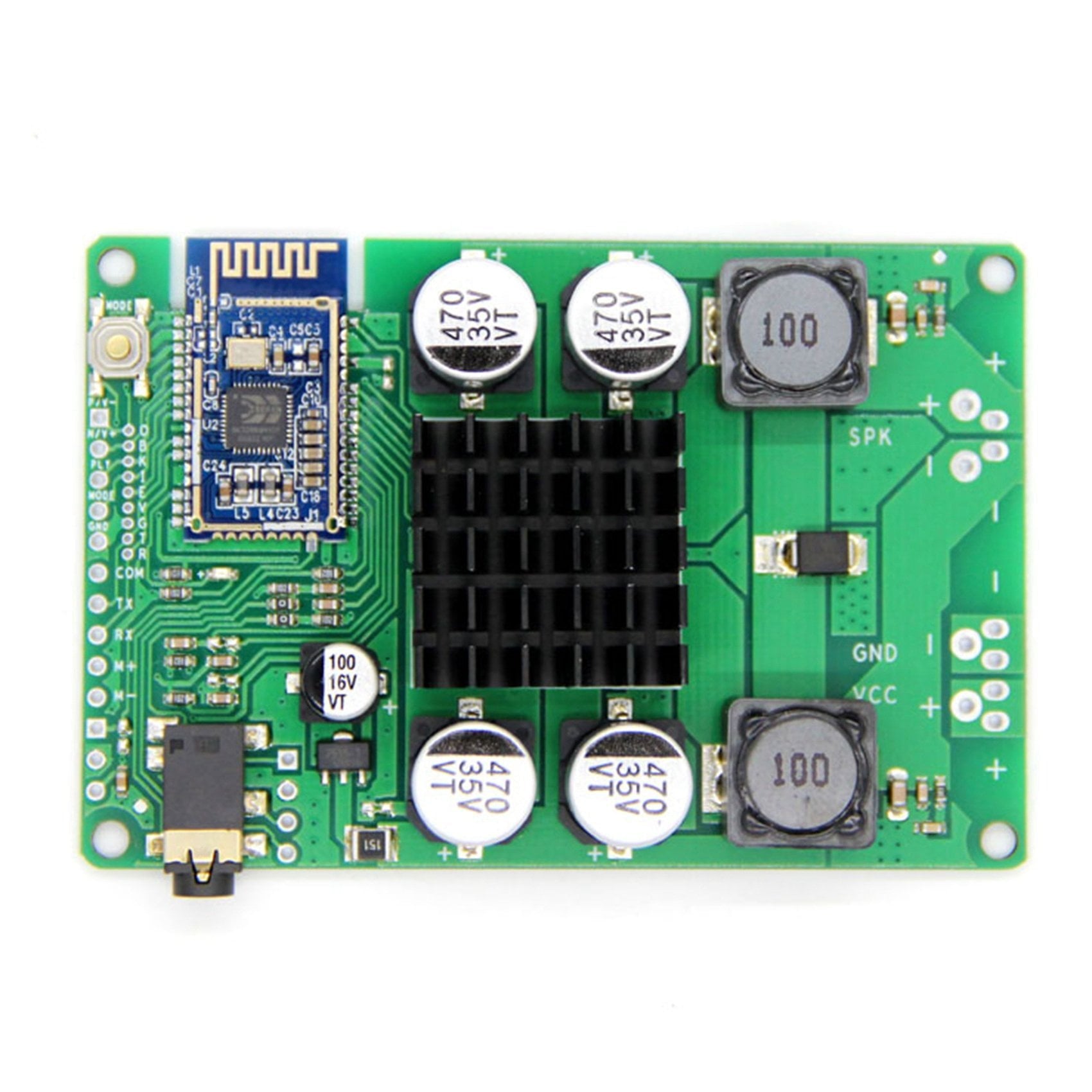 Bluetooth 5.0 Amplifier Board TWS AUX 80/100W Serial Port To Change Name Mono Stereo Module Wireless Stereo Amplificador