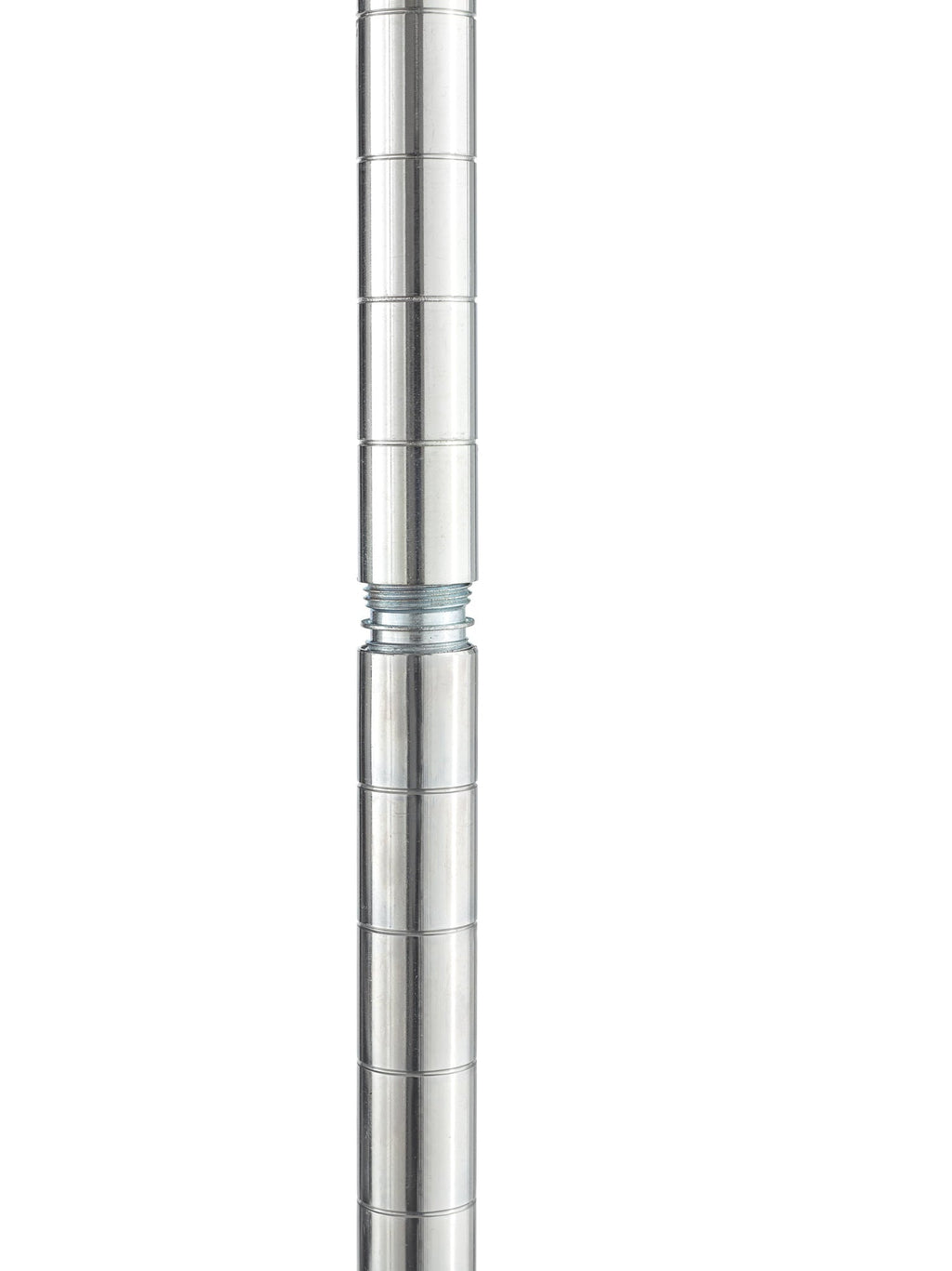 HSS Steel 71" Long Pole 1" pole diameter 1.2 mm Thickness Chrome 4-Pack, Hardware