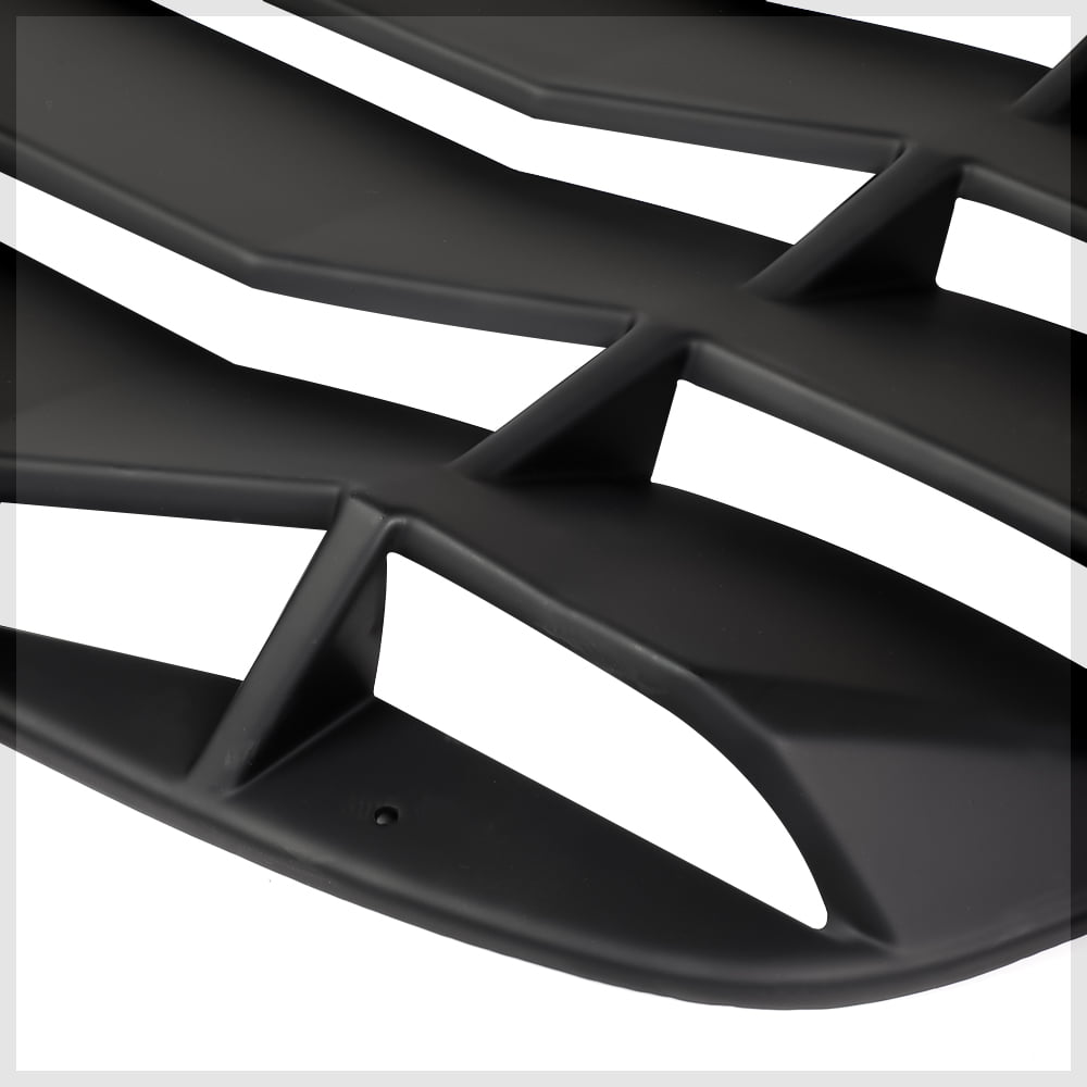 Black Rear Window Louver Sun Shade Cover Vent for 09-20 Nissan 370z Fairlady Z34 10 11 12 13 14 15 16 17 18