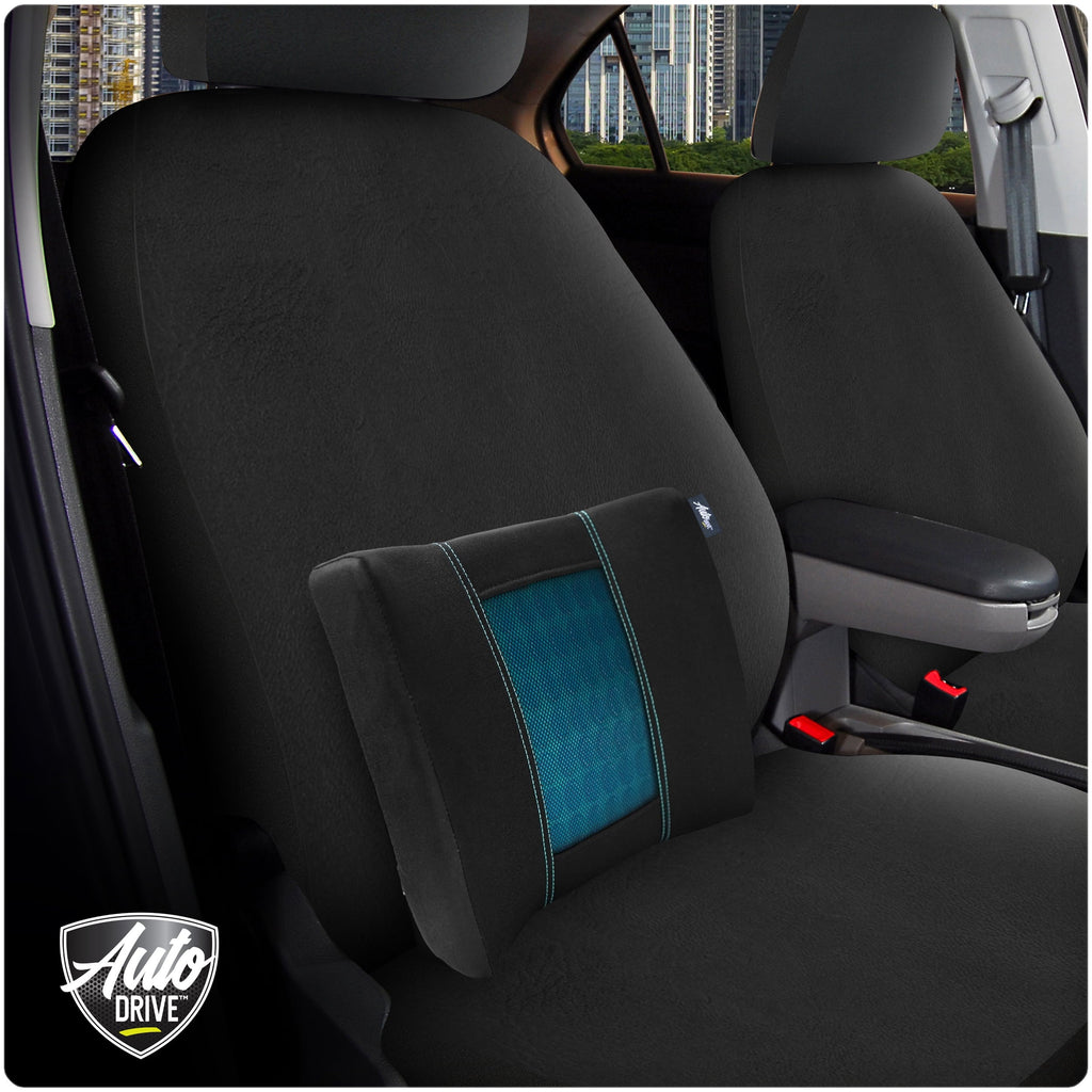 Auto Drive Gel and Memory Foam Lumbar Cushion Black, 40278WDI, 1.19 lbs