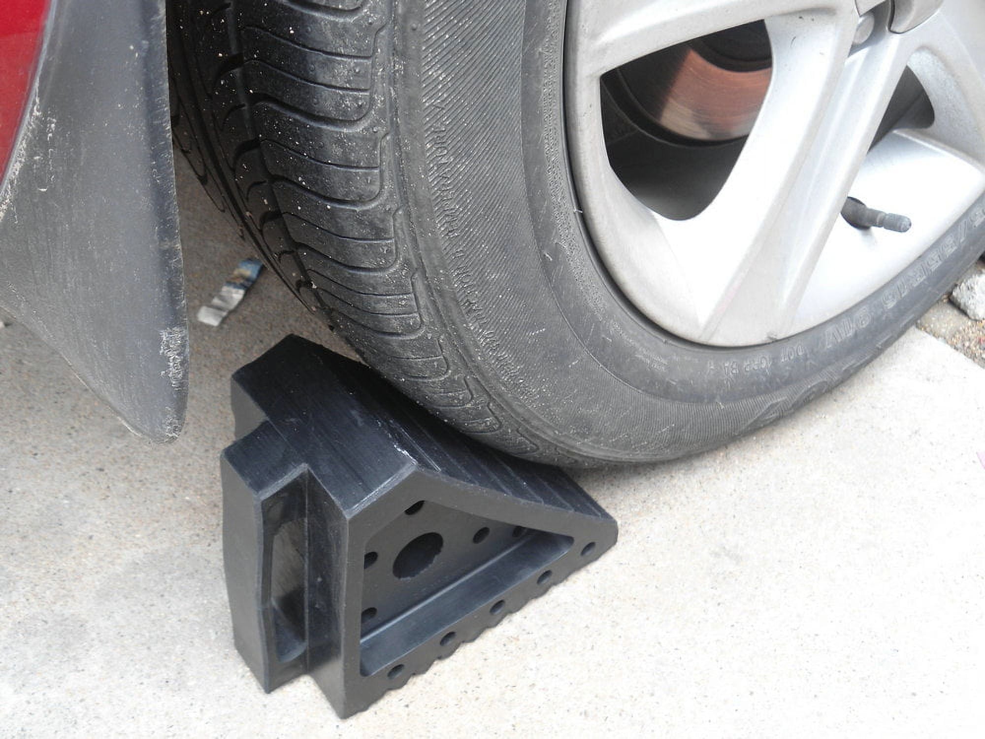 Hyper Tough Solid Rubber Wheel Chock