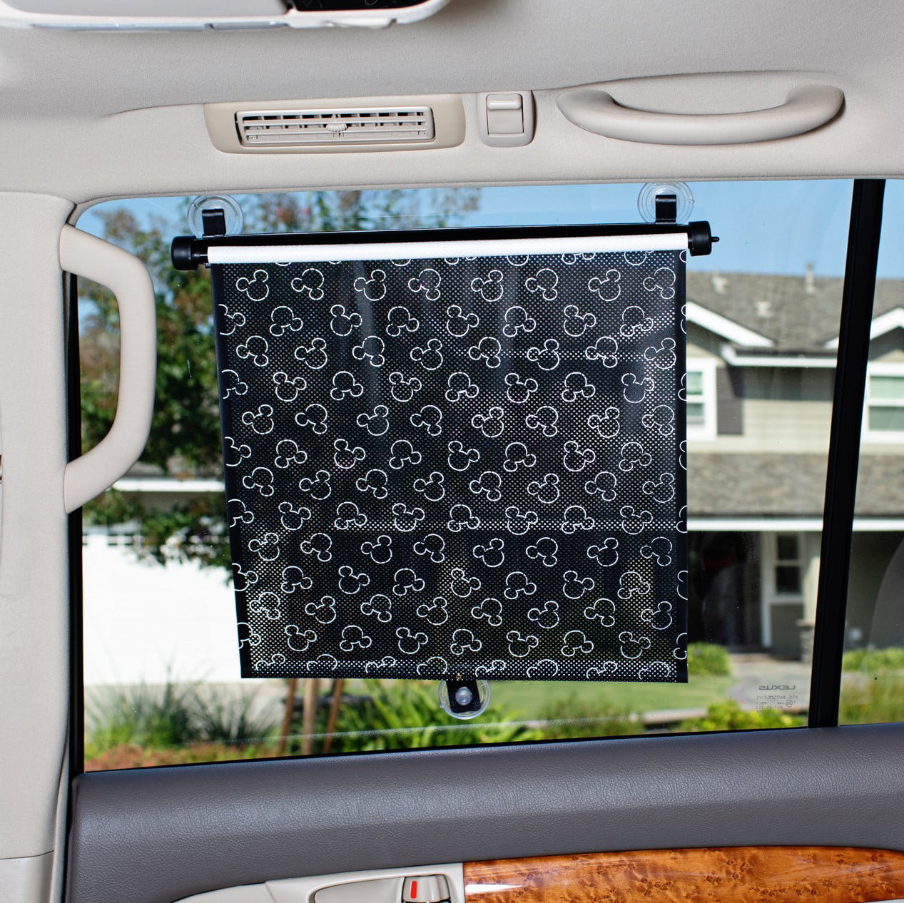 Disney Baby by J.L. Childress Car Window Sunshade - 2PK, Roller Shades Compatible with All Vehicles