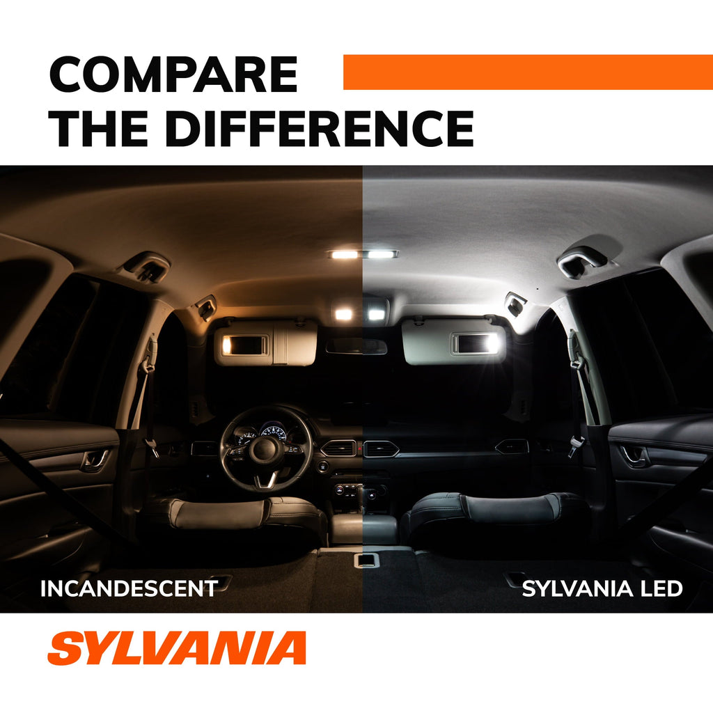 Sylvania 168 White LED Automotive Mini Bulb, Pack of 1