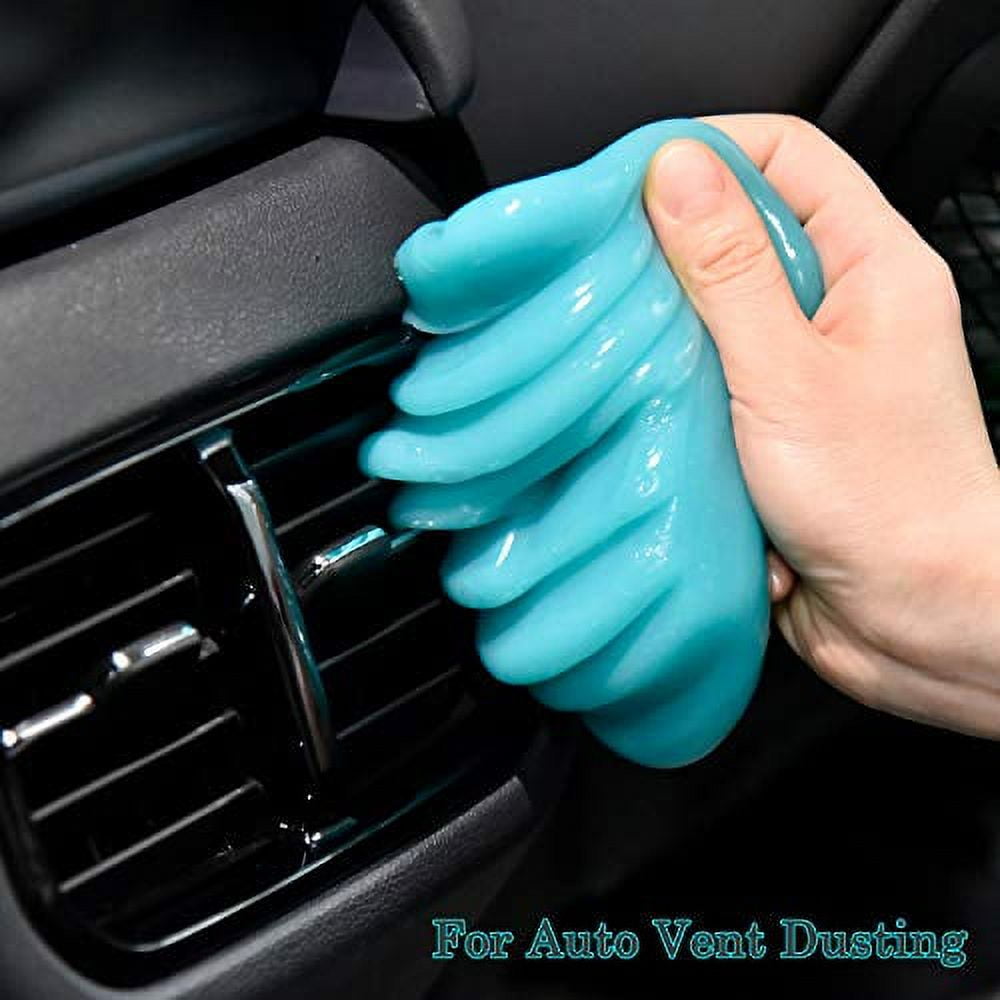 ColorCoral Cleaning Gel Universal Gel Cleaner for Car Vent Keyboard Auto Cleaning Putty Dashboard Dust Remover Putty Auto Duster Cleaning Kit 160G