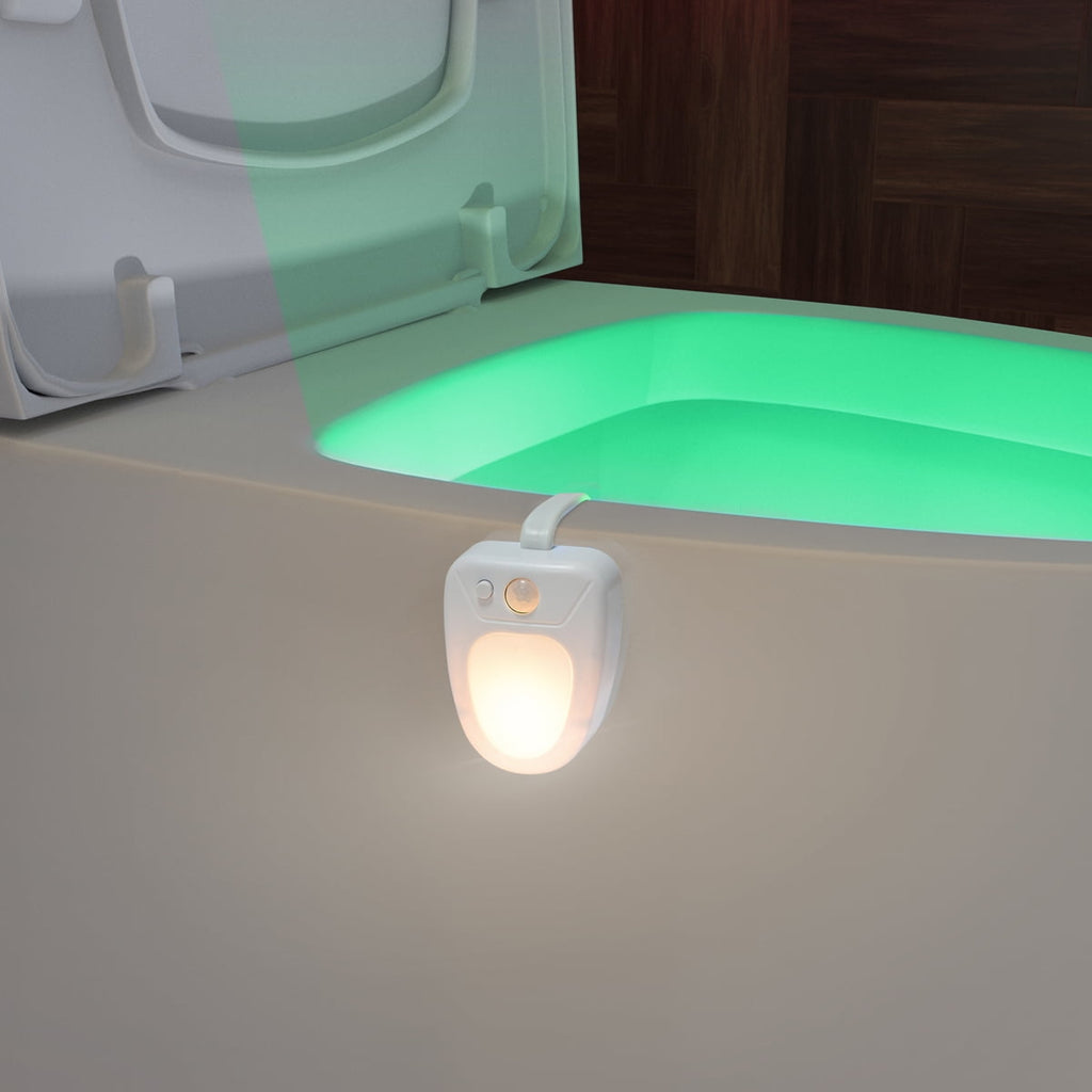 Auto Drive Motion Sensor LED Color Changing Toilet Night Light 1 Pack