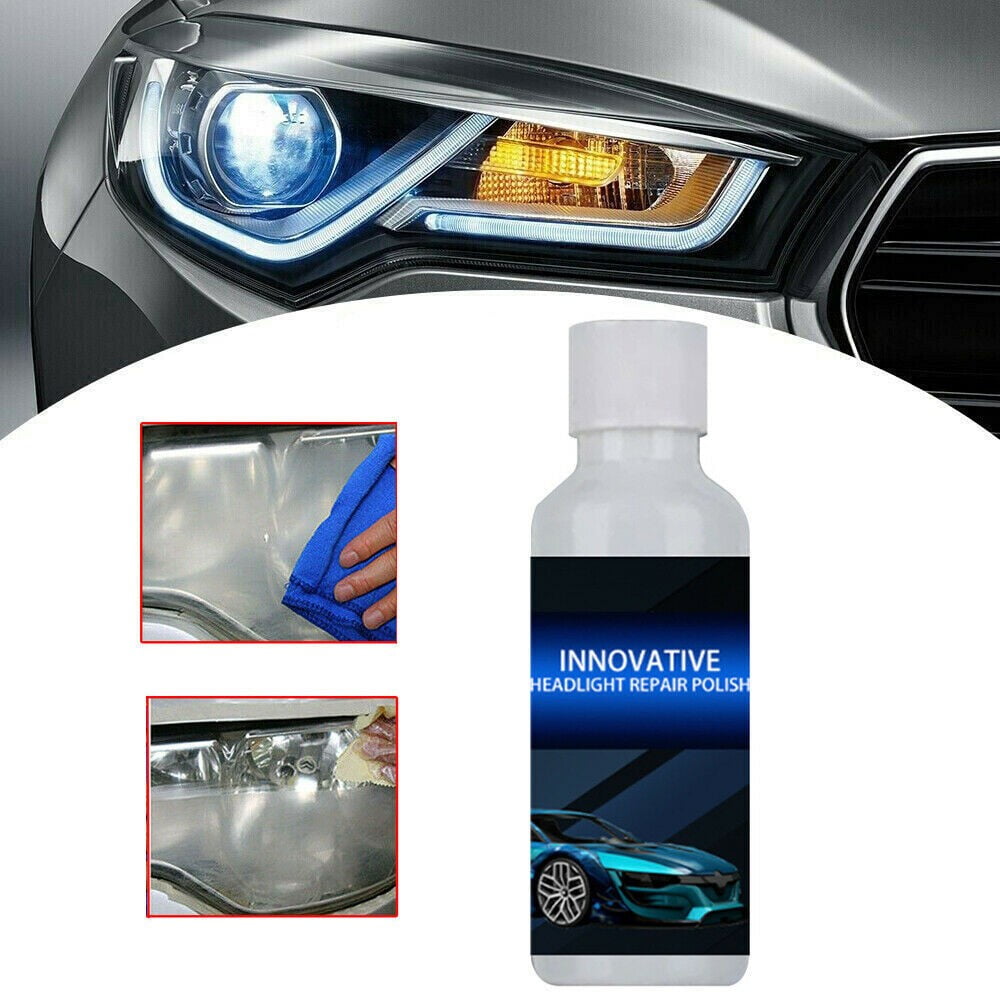 Car Headlight Cover Len Restorer Repair Liquid Polish Cleaner Accessories 30ml