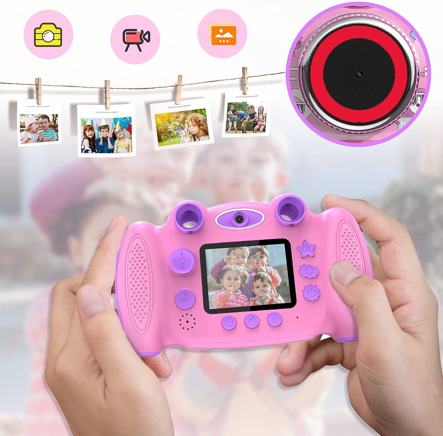 CAMPARK 32GB TF SD Card U3 Class 10 Memory Card High Speed Full HD Video for Kids Video Camera, Trail Game Camera, Dash Camera, Security Camera, Action Camera, Digital Camera