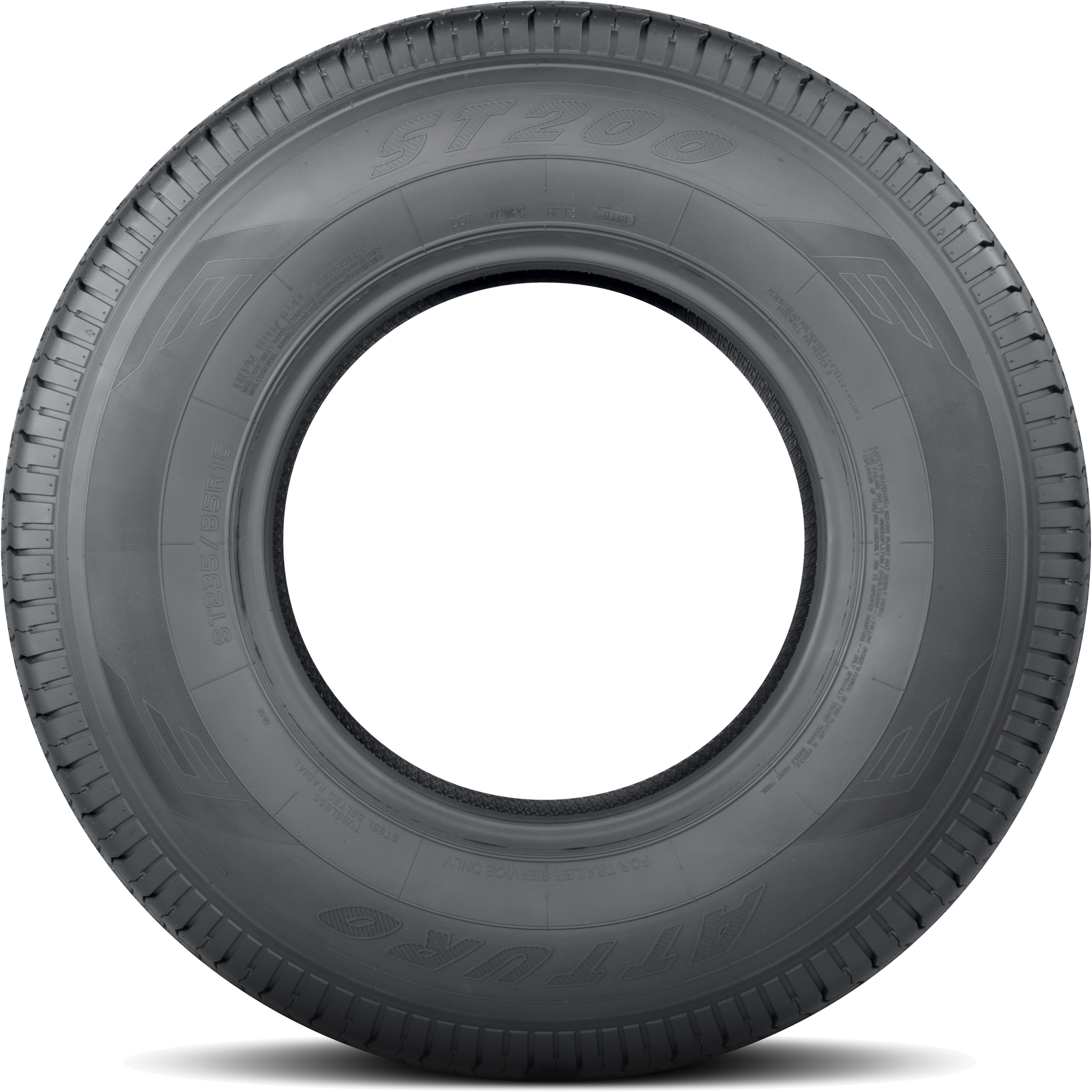 Atturo ST200 ST 235/80R16 124/120L Load E 10 Ply Trailer Tire