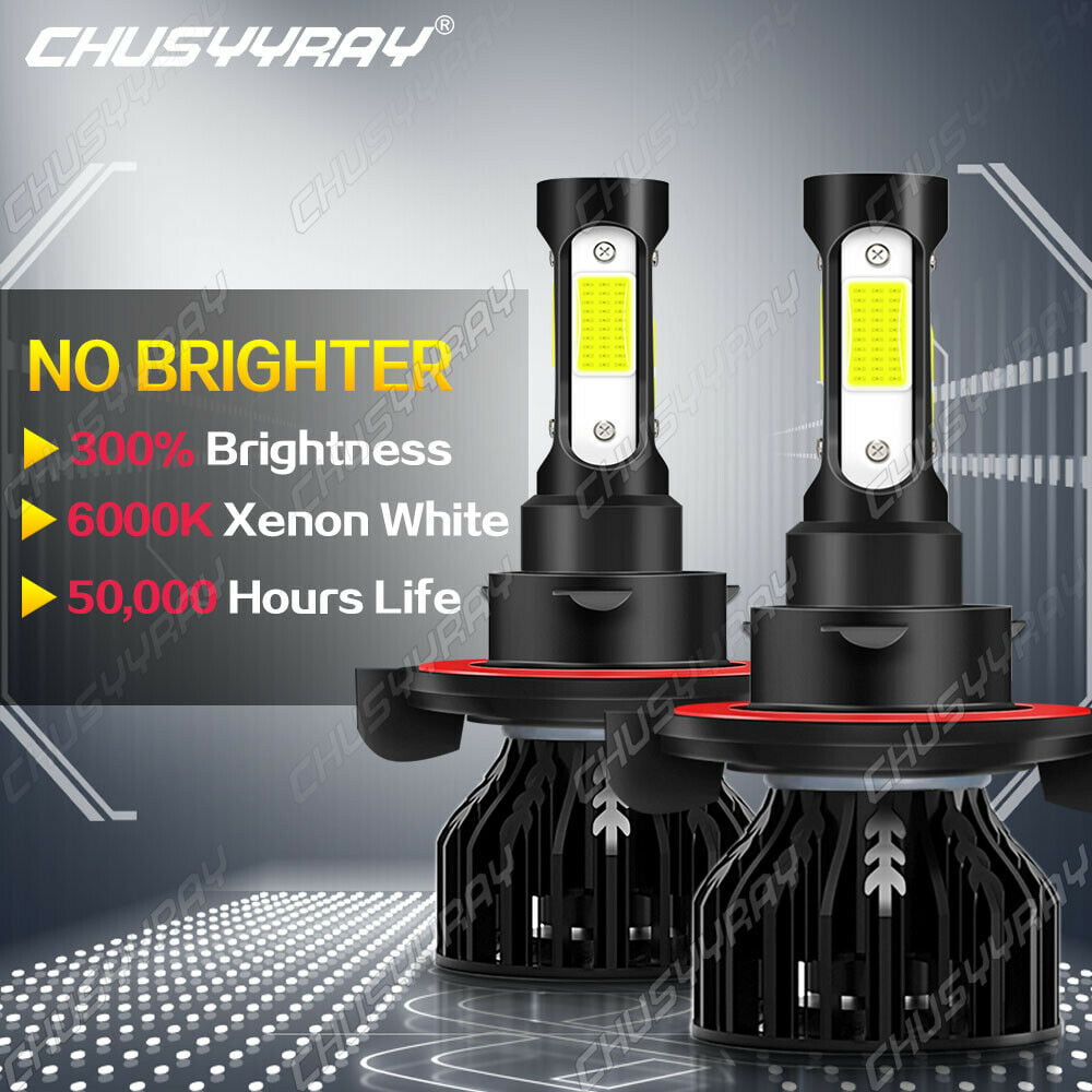 For Hummer H3 2006 2007 2008-2010 LED Headlight Hi/Lo+Fog Light Bulbs Combo Kit