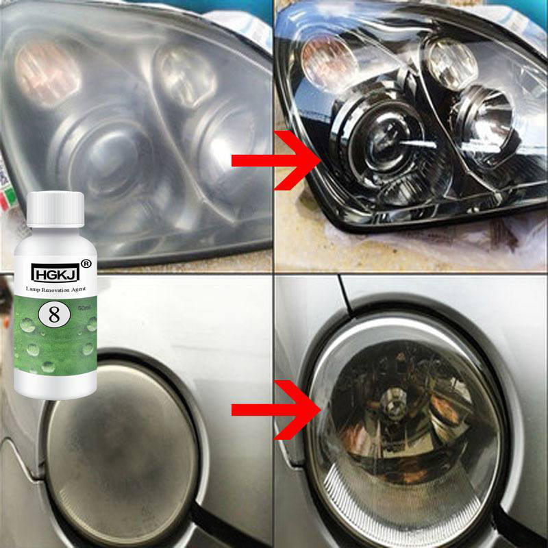 HGKJ-8 Car Lens Restoration Kit Headlight Brightening Headlight Repair 20ML