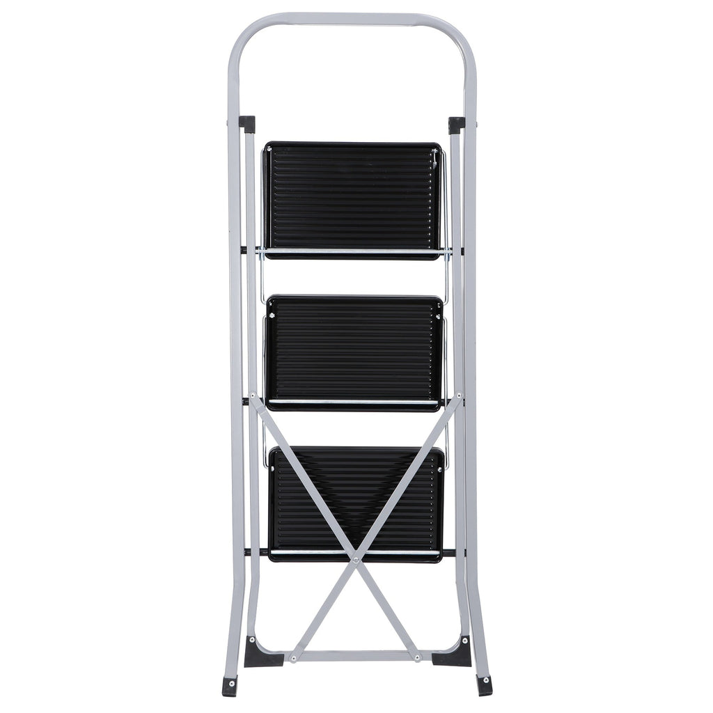 ZENY 3 Step Ladder Folding Step Stool Wide Anti-Slip Platform 330lbs Capacity