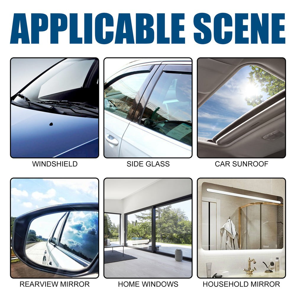 Car Cleaner Glass Oil Film Remover Windshields Cleaning Liquid 30g