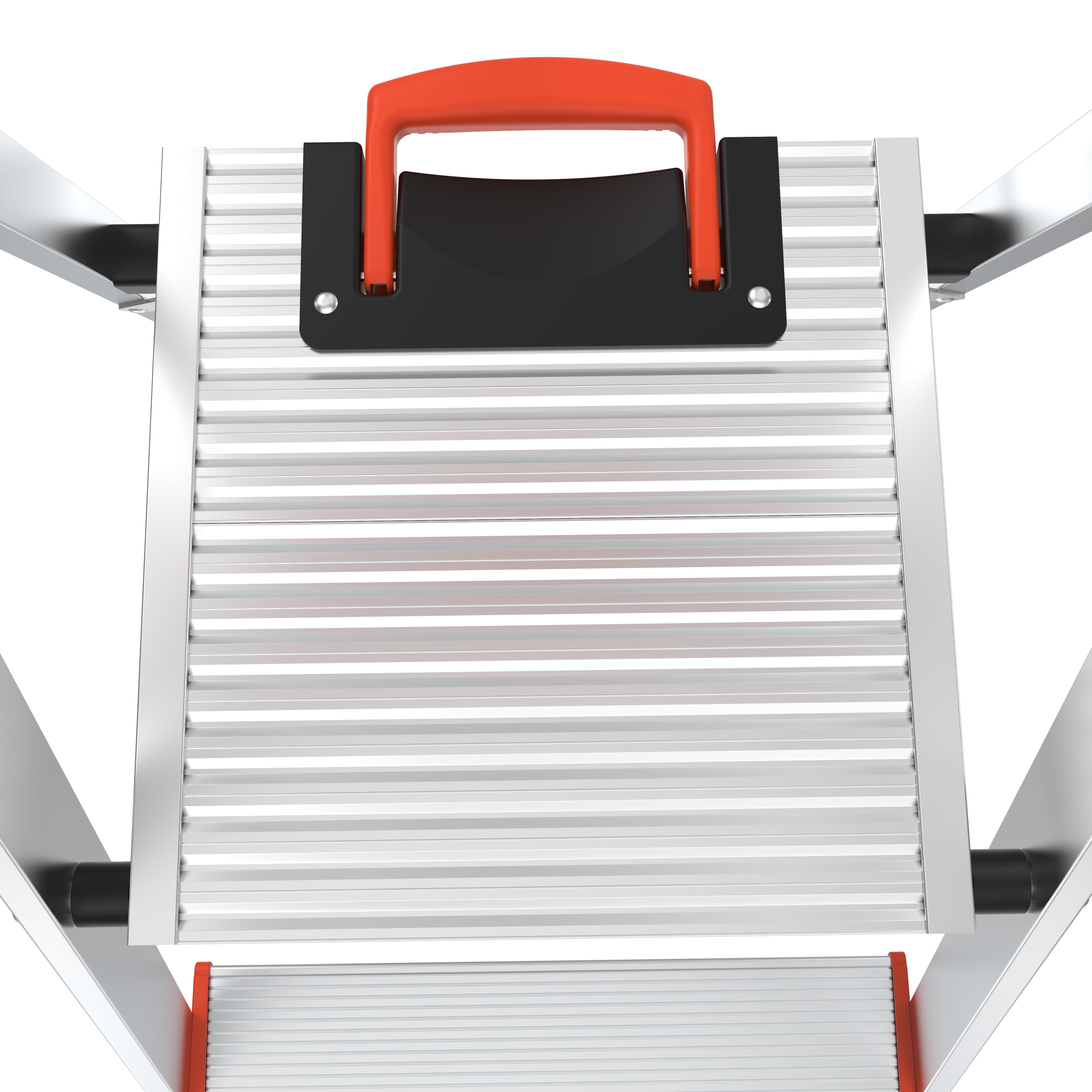 Little Giant Ladder Systems Flip-N-Lite 6' Aluminum, Platform 4 Step Ladder, 300 lbs Rated, Type 1A