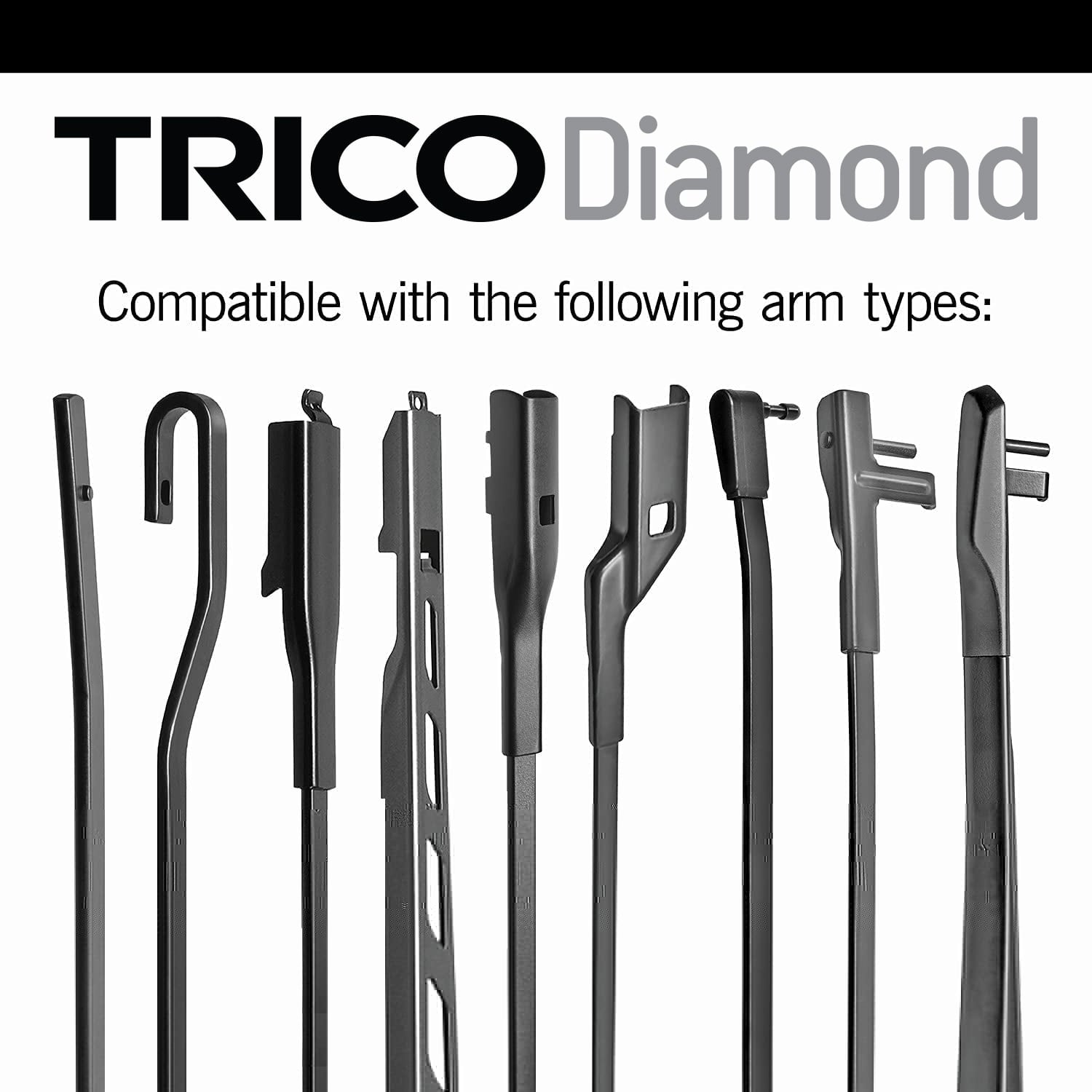 TRICO Diamond 2 Pack, Two 22" High Performance Replacement Windshield Wiper Blades (25-2222)