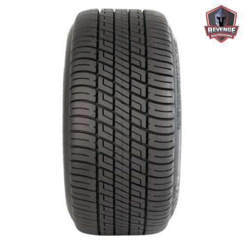 12" Raptor Machined Black Golf Cart Wheels and Tires Combo (205/30-12) Set of 4