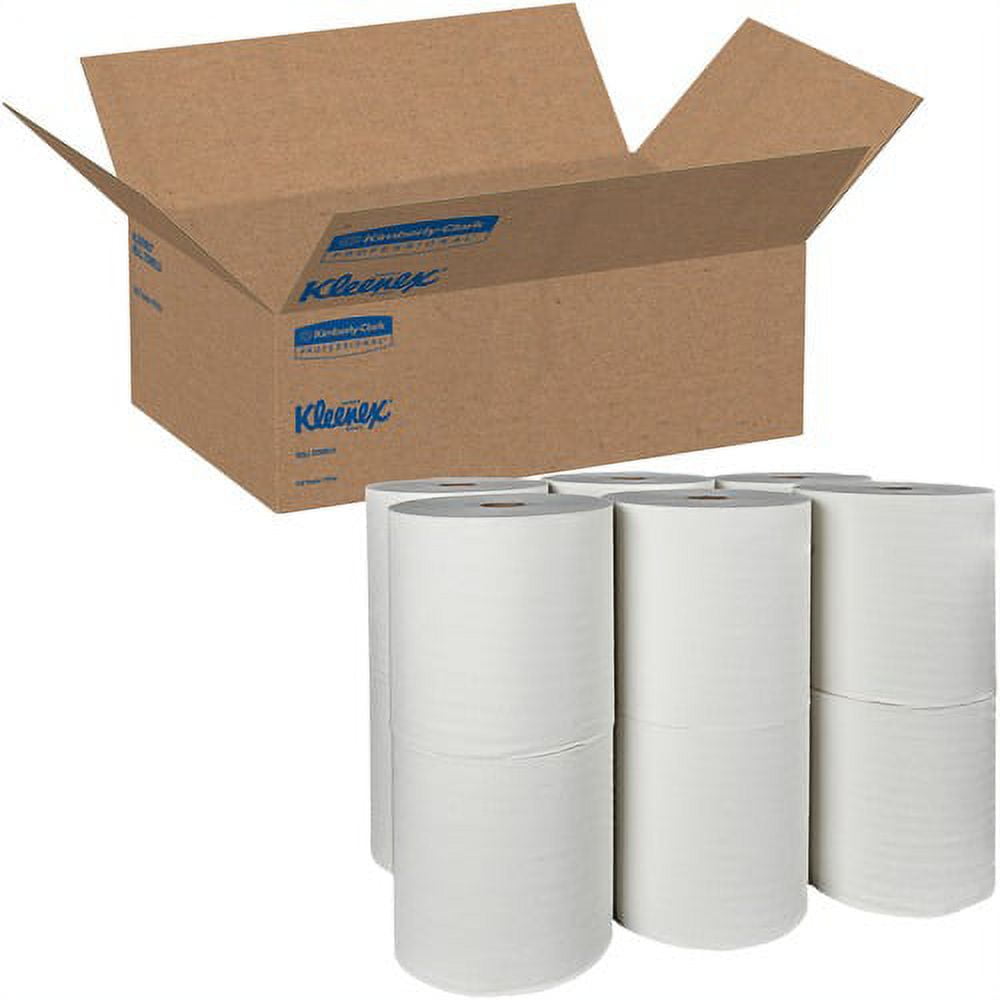 Scott Hard Roll Towels 8" x 425 ft - White - Paper - Absorbent, Nonperforated - 12 / Carton