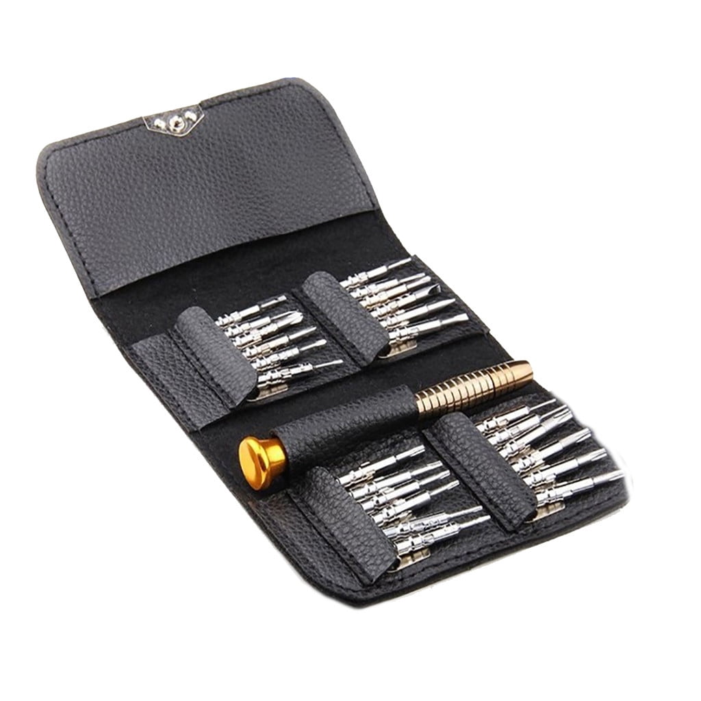 PUIYRBS Small Screwdriver Set for Electronics 25 Pc Small Mini Precision Screwdriver Set Watch Jewelry Electronic Repair Tool
