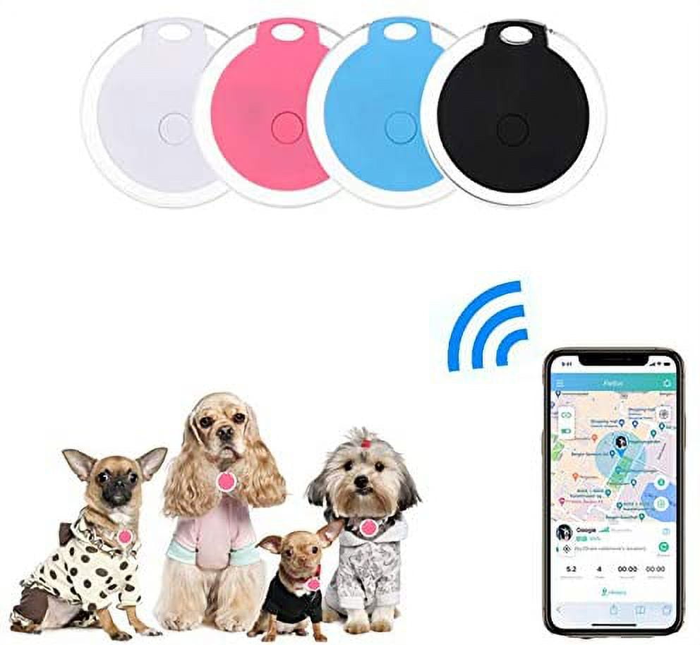 Bluetooth Tracker, 4 PACK Wireless Smart Activity Finder Anti-lost Pet Wallet Phone Key Locator Luggage Reminder GPS Finder Alarm