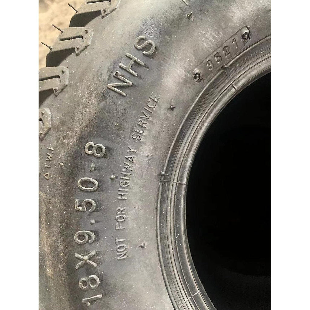 Bilot 18x9.50-8 Lawn Garden Mower Tractor Golf Cart Turf Tires 4 Ply 18-9.50-8 Turf Master Tread, Set of 2 ¡­