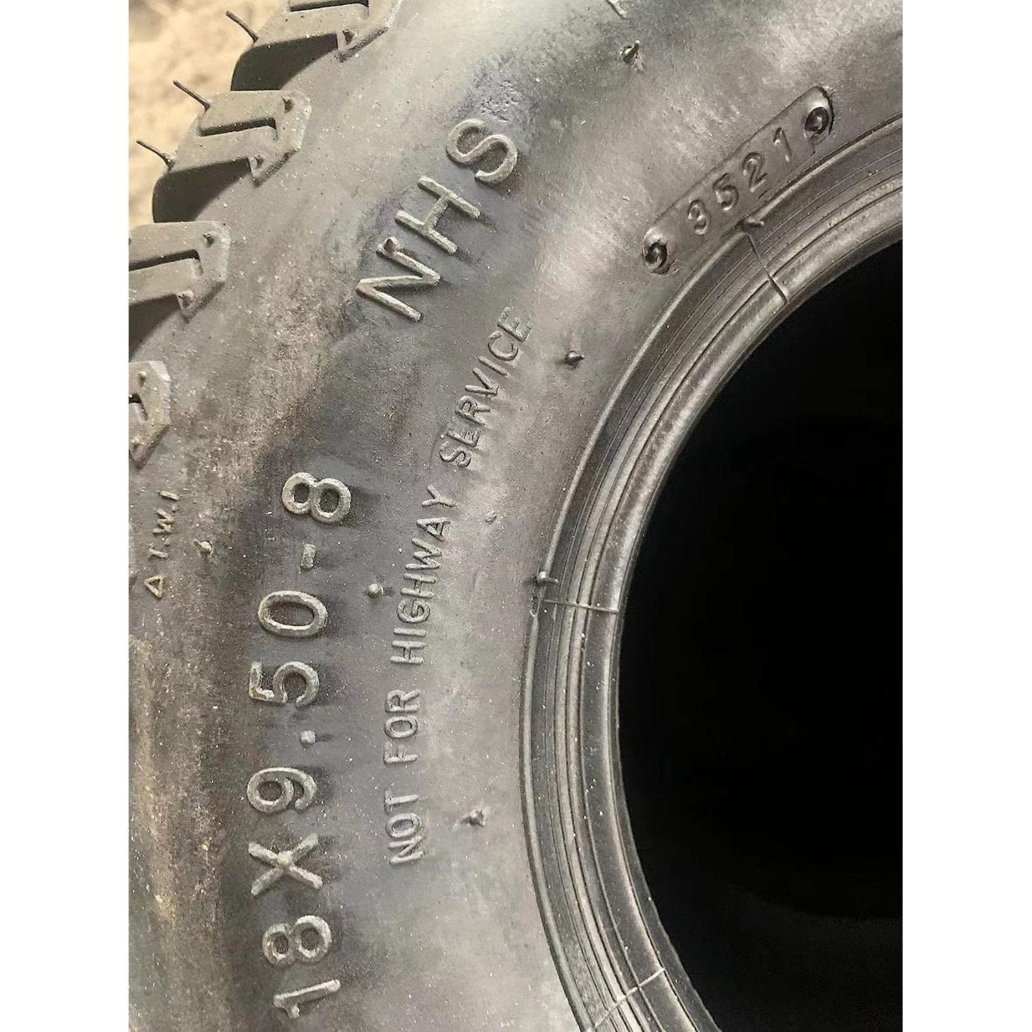 Bilot 18x9.50-8 Lawn Garden Mower Tractor Golf Cart Turf Tires 4 Ply 18-9.50-8 Turf Master Tread, Set of 2 ¡­