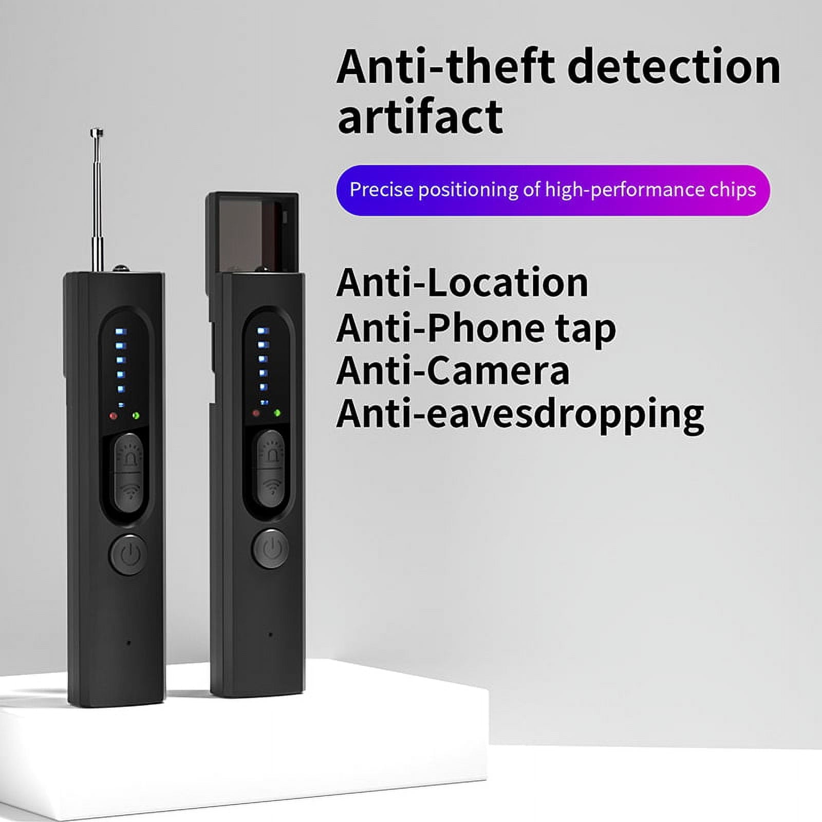 Hidden Camera Detector - Anti Spy / Bug / Listening Device / GPS Tracker / Detectors - Bug Sweeper - RF Wireless Signal Scanner for Home Office Travel