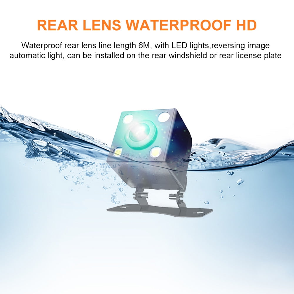 Dash Cam Front and Rear Dual Dashcam, 4 inch Touch-Screen Car Dashboard Camera Full HD 170°Wide Angle Backup DVR Recorder with Night Vision G-Sensor Parking Monitor Loop Recording Motion Detection