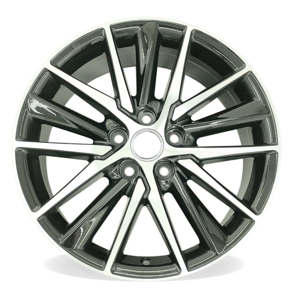 18" NEW Single 18x8 Machined Black Wheel For 2021 2022 TOYOTA CAMRY OEM Quality Replacement Rim