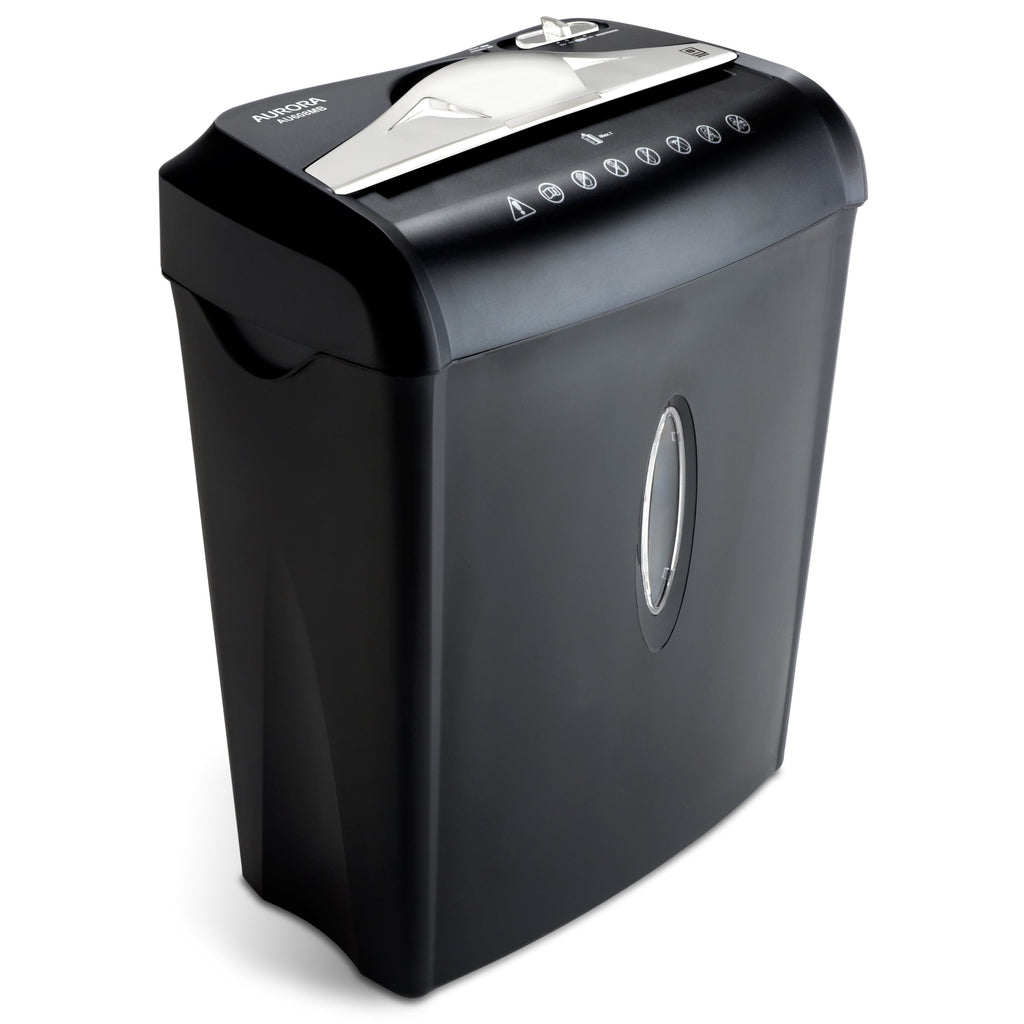 Aurora AU875XA 8-Sheet Crosscut Paper and Credit Card Shredder with 3.7-gallon Wastebasket