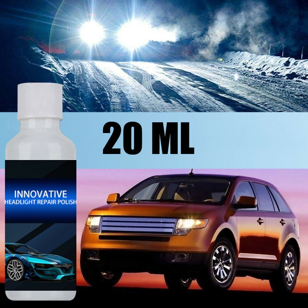 Car Headlight Cover Len Restorer Repair Liquid Polish Cleaner Accessories 20ml