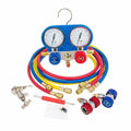 HVAC A/C Manifold Gauges Set Air Refrigeration Kit R134A R410A R22