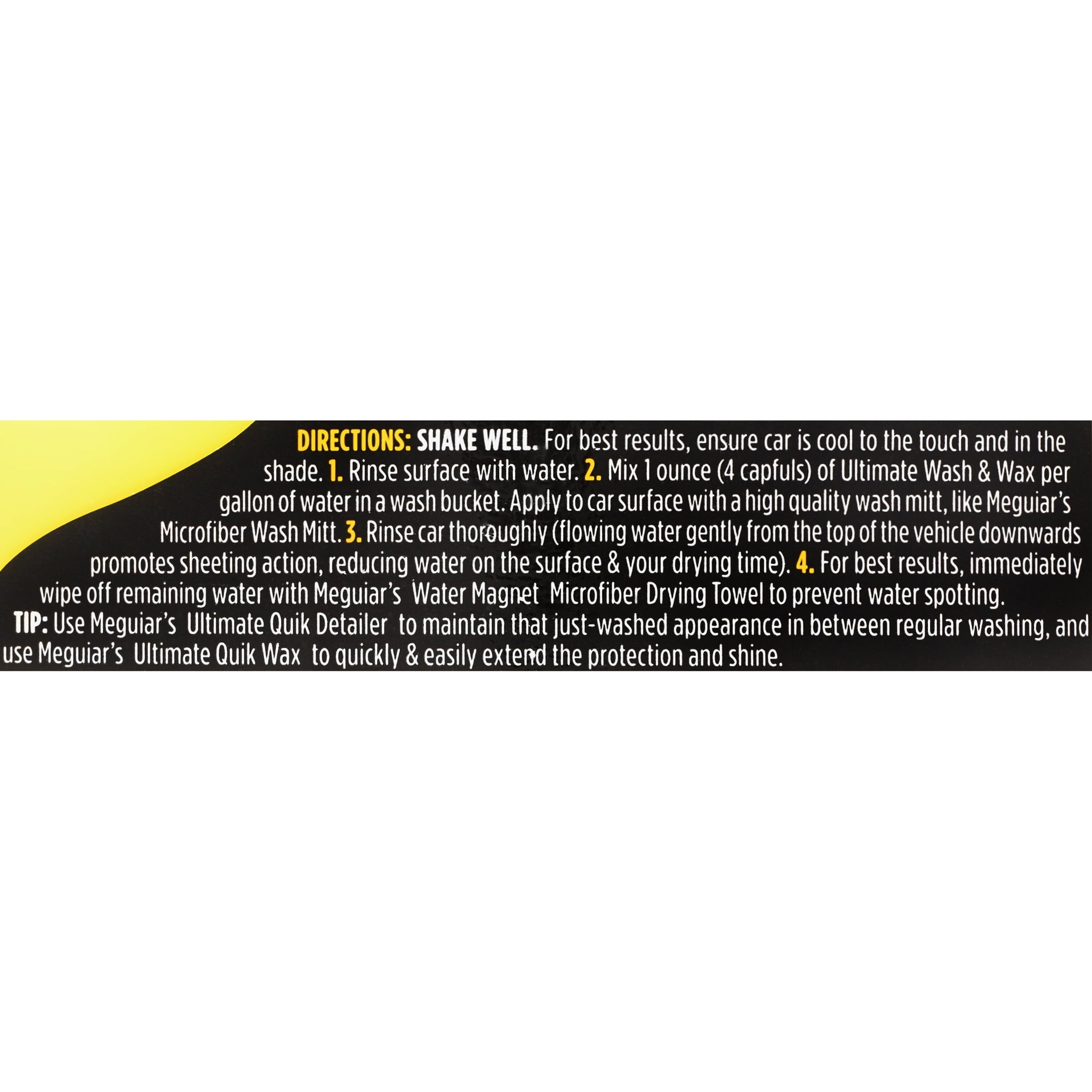 Meguiar's G17748 Ultimate Wash and Wax, 48 oz