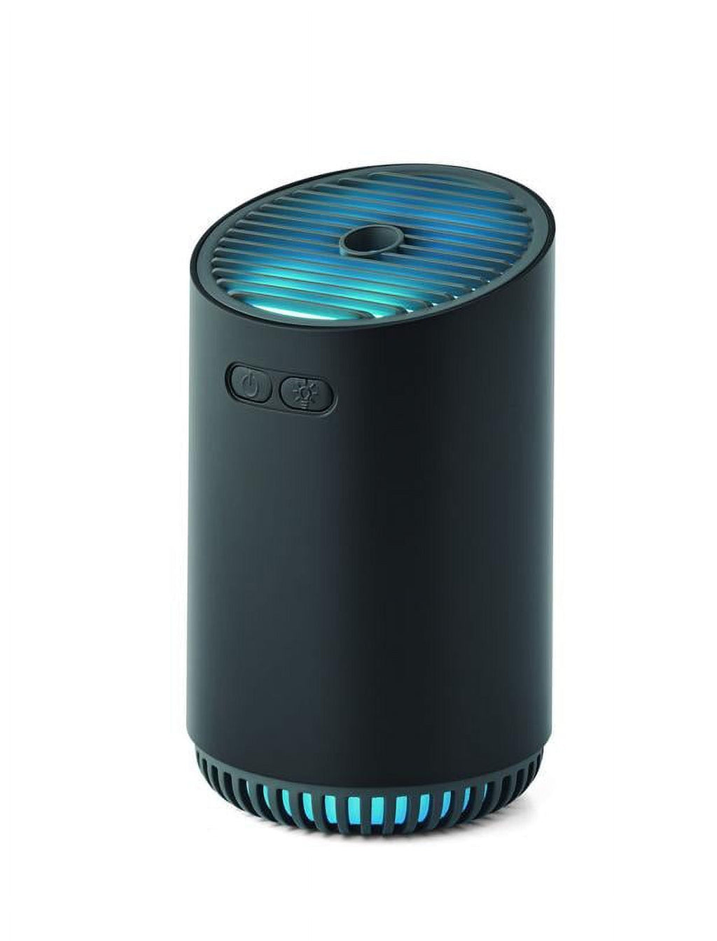 Mainstays Rechargeable Cool Mist Travel Humidifier 320 ml with 7-color LED Lights, MHD-02BLK, Black
