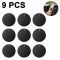 9 Pack Metal Plate for Phone Magnet, with 3M Adhesive Replacement for Magnetic Phone Car Mount Holder ， Cradle Stand