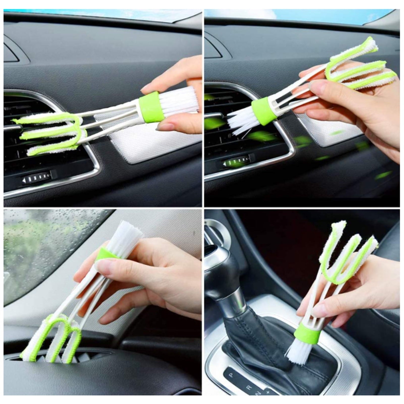 CACAGOO 26 PCS Drill Brush Attachments Car Detailing Brush Kit Automotive Cleaners