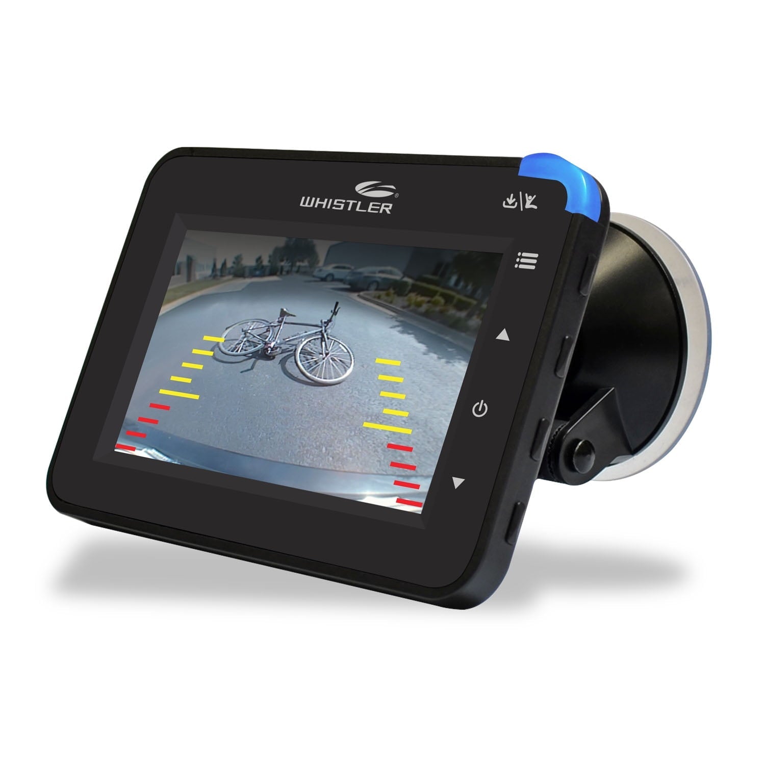 Whistler Wireless Backup Camera, WBU-800, Easy DIY Install, No Drilling or Hardwiring, 4.3" Monitor, Solar Recharging, Weather Resistant