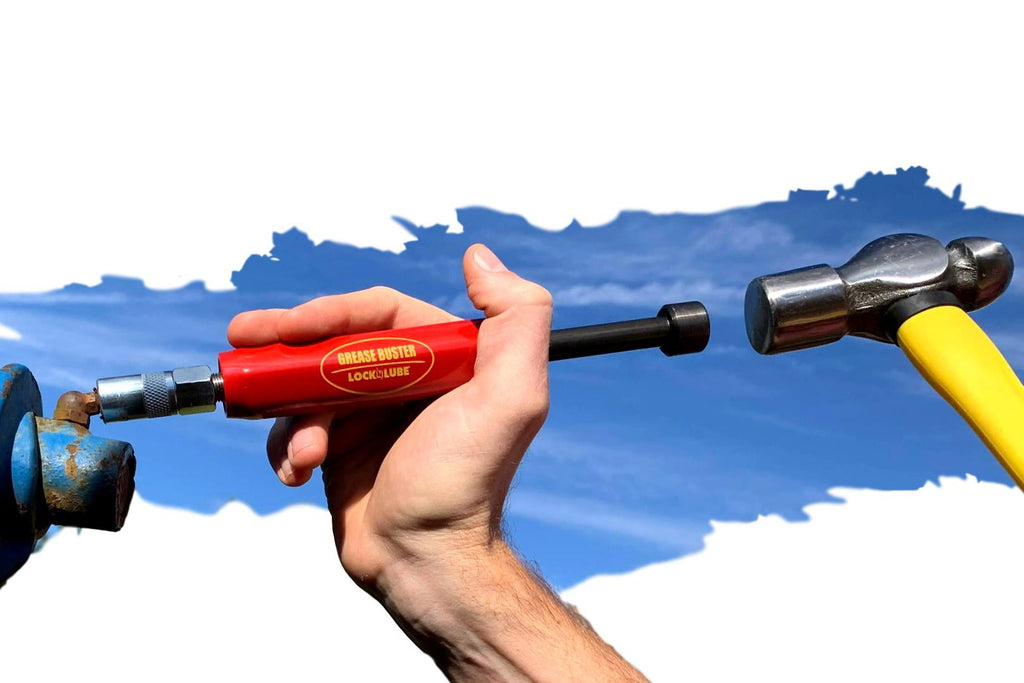 Shop Size Grease Buster. Clear out clogged grease fittings.