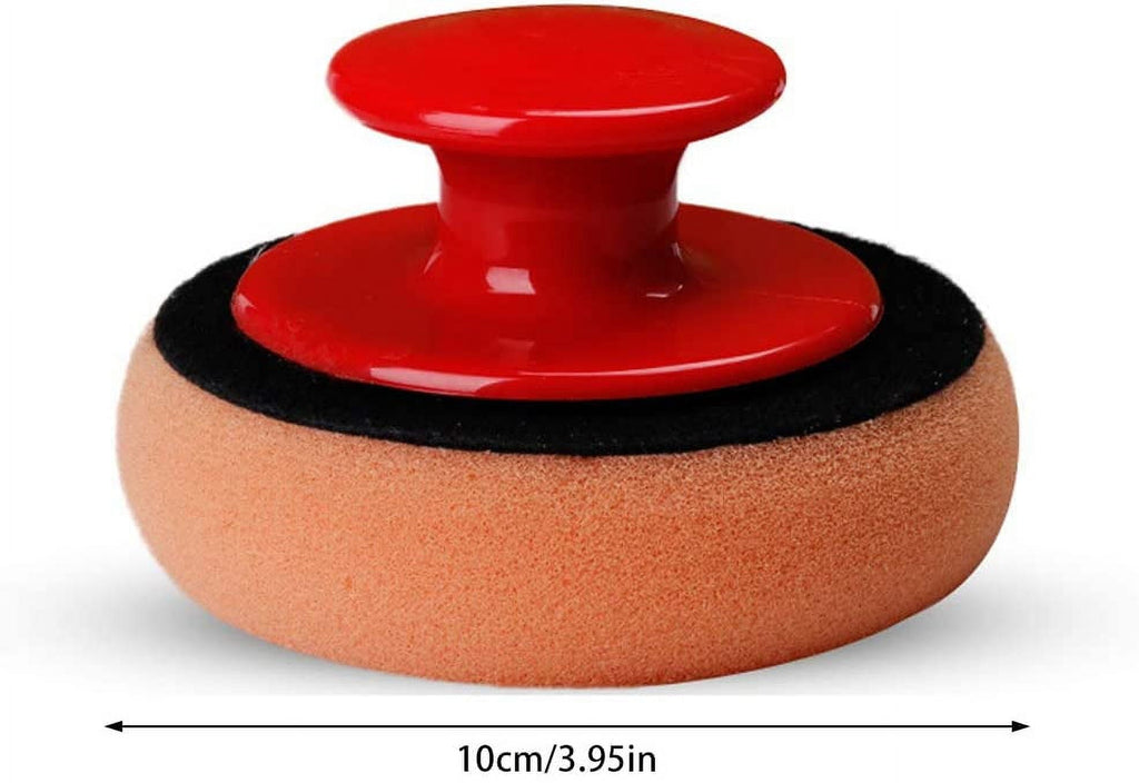 6PCS Car Wax Applicator Pads Kit- Car Detailing Tool for Waxing Kit Glaze Sealant Liquid Paste Wax Ceramic Coating , Paint and Auto Part Accessories , Car Wash Kit Cleaning Supplies