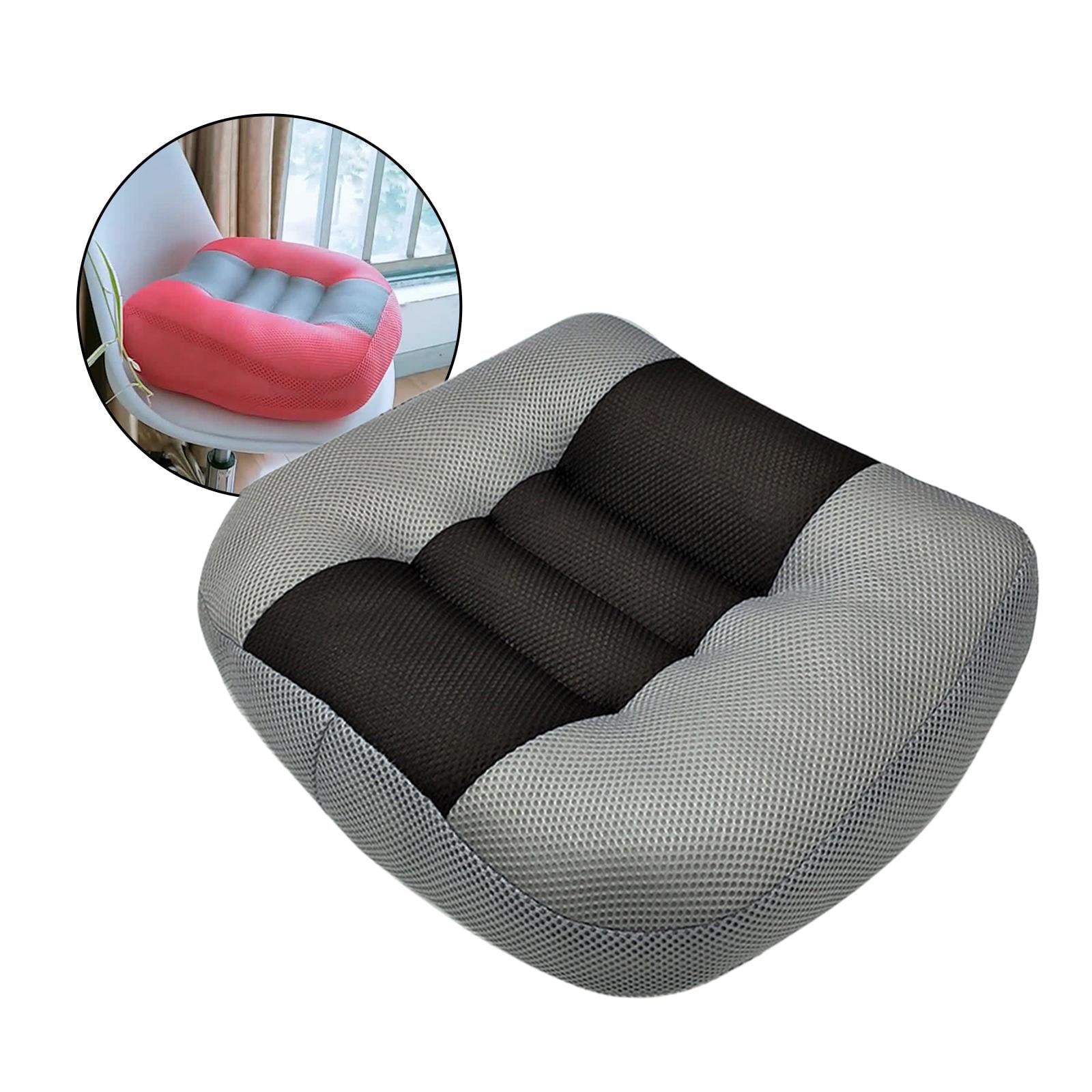 Car Seat Cushion Heightening Height Boost Mat, Car Seat Pad Angle Lift Grey