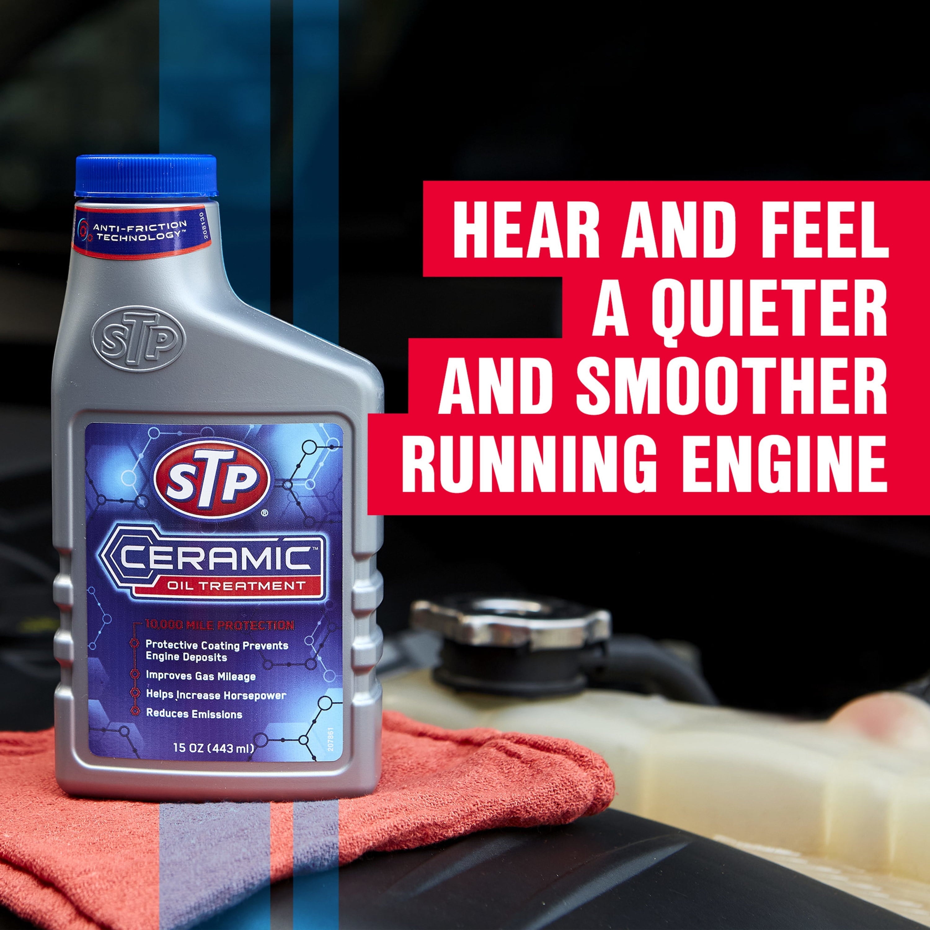 STP Ceramic Oil Treatment - 15 OZ